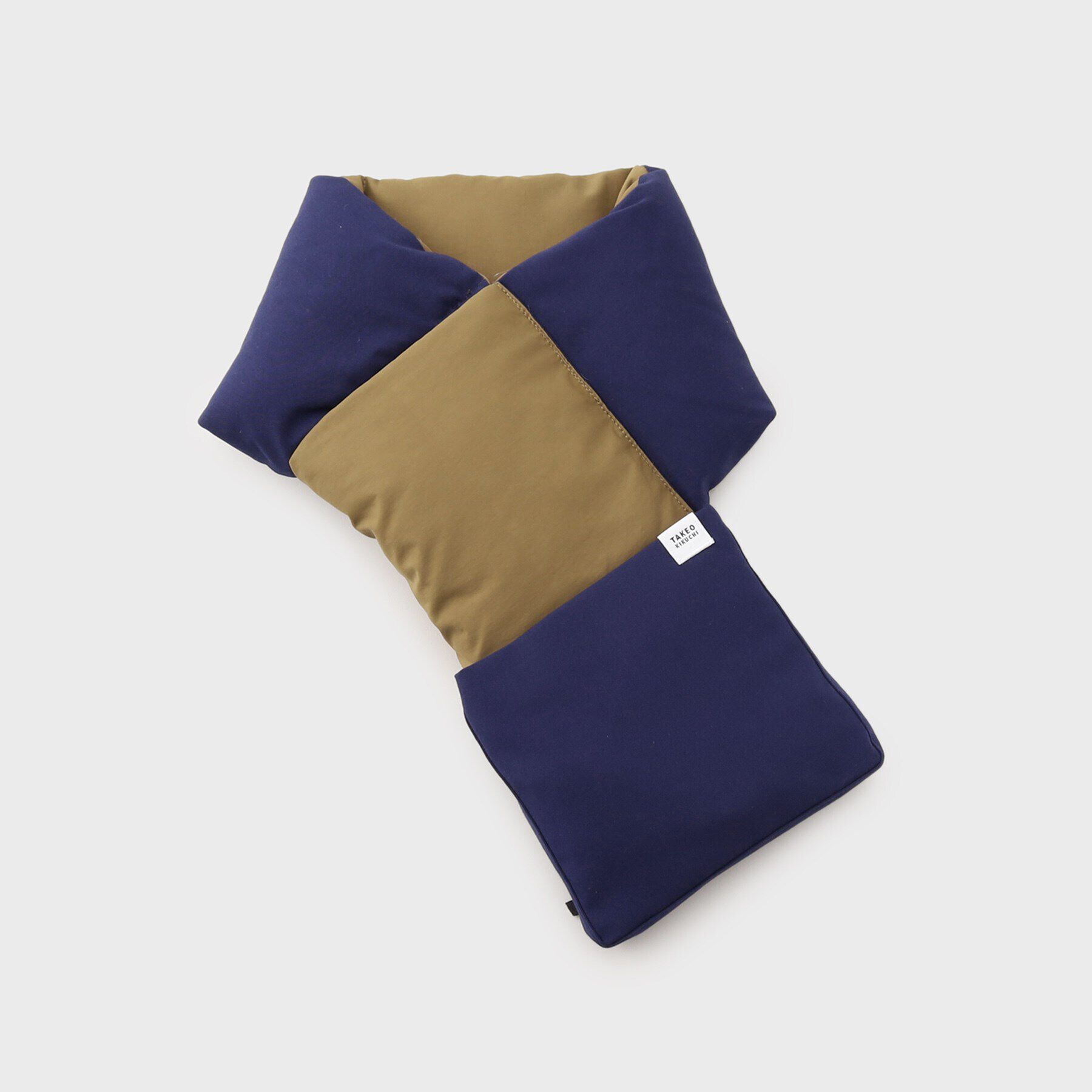 TAKEO KIKUCHI「【ポケッタブル】リバーシブルダウンマフラー」|ストール|