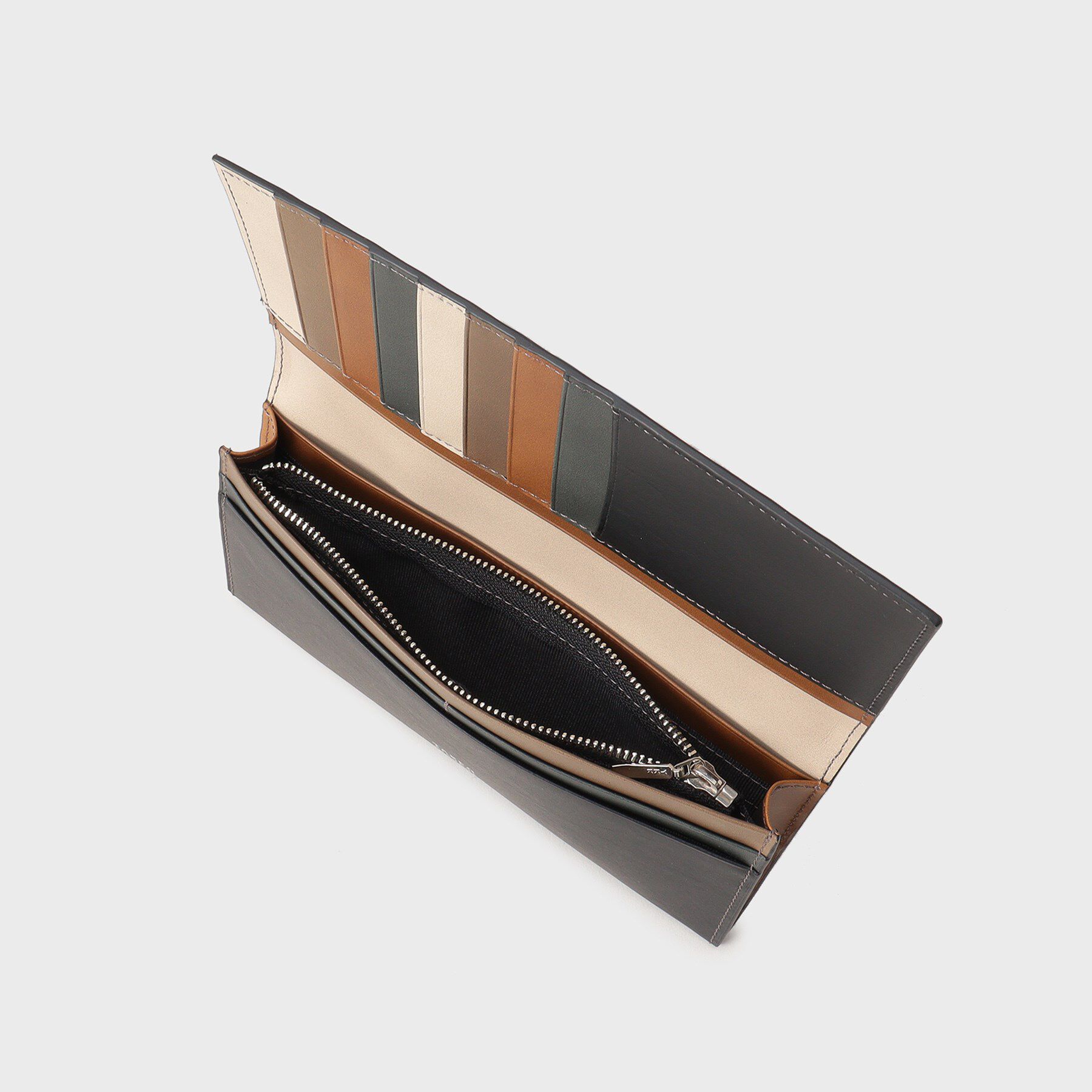 TAKEO KIKUCHI「アンティーク調レザー 2つ折り長財布」|財布|