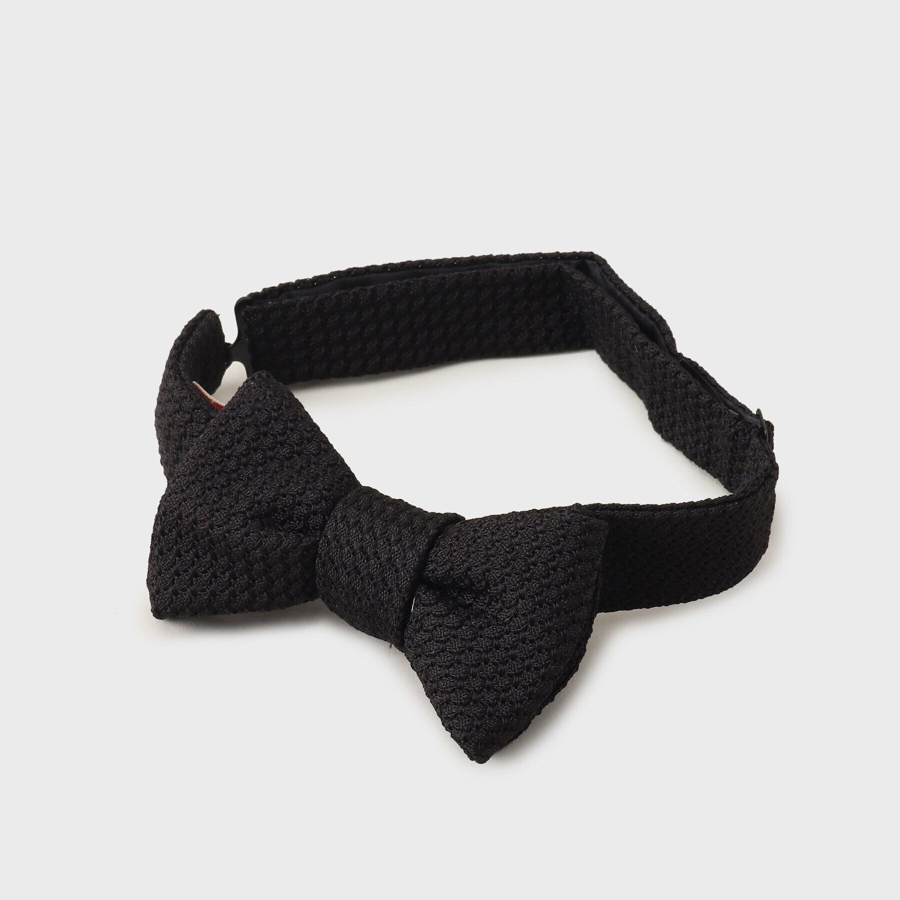 40CARATS&525「フレスコ織り蝶タイ」|ネクタイ・蝶ネクタイ|ﾌﾞﾗｯｸ(019)