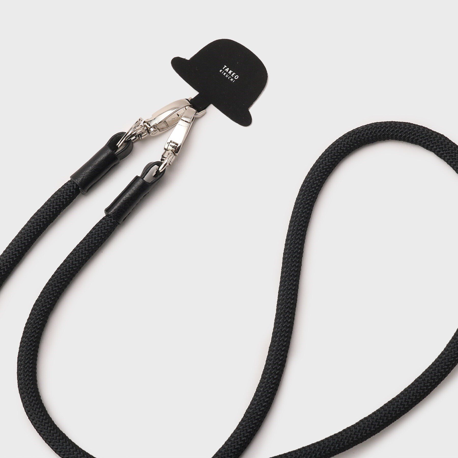 TAKEO KIKUCHI「ザイルコード モバイルストラップ」|モバイルケース|ブラック(019)