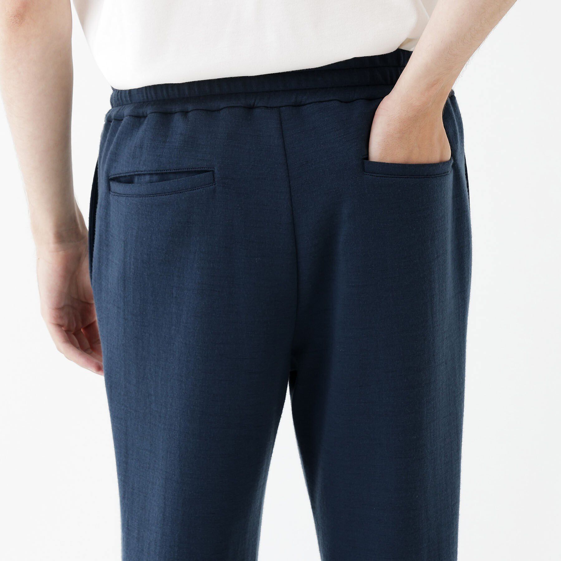 TAKEO KIKUCHI「【THE FLAGSHIP】ウール ダンボール ジョガーパンツ」|その他|