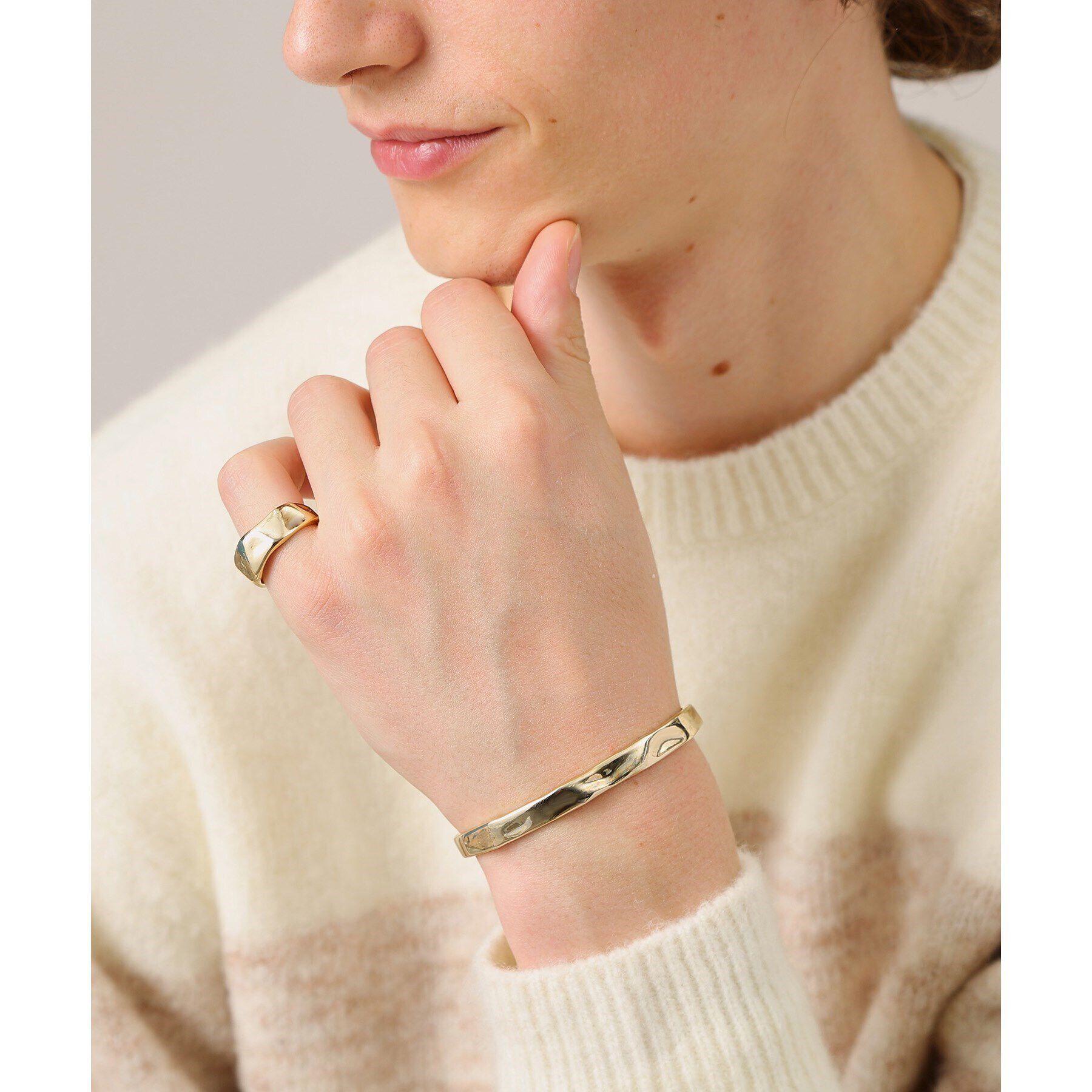 TAKEO KIKUCHI「アンビエント ウエーブ リング」|リング|