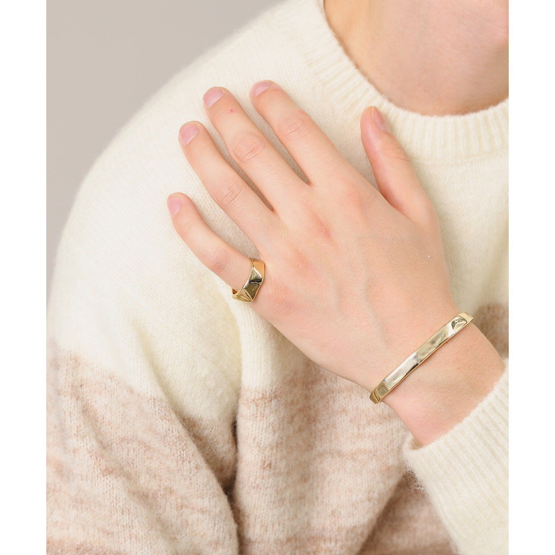 TAKEO KIKUCHI「アンビエント ウエーブ リング」|リング|