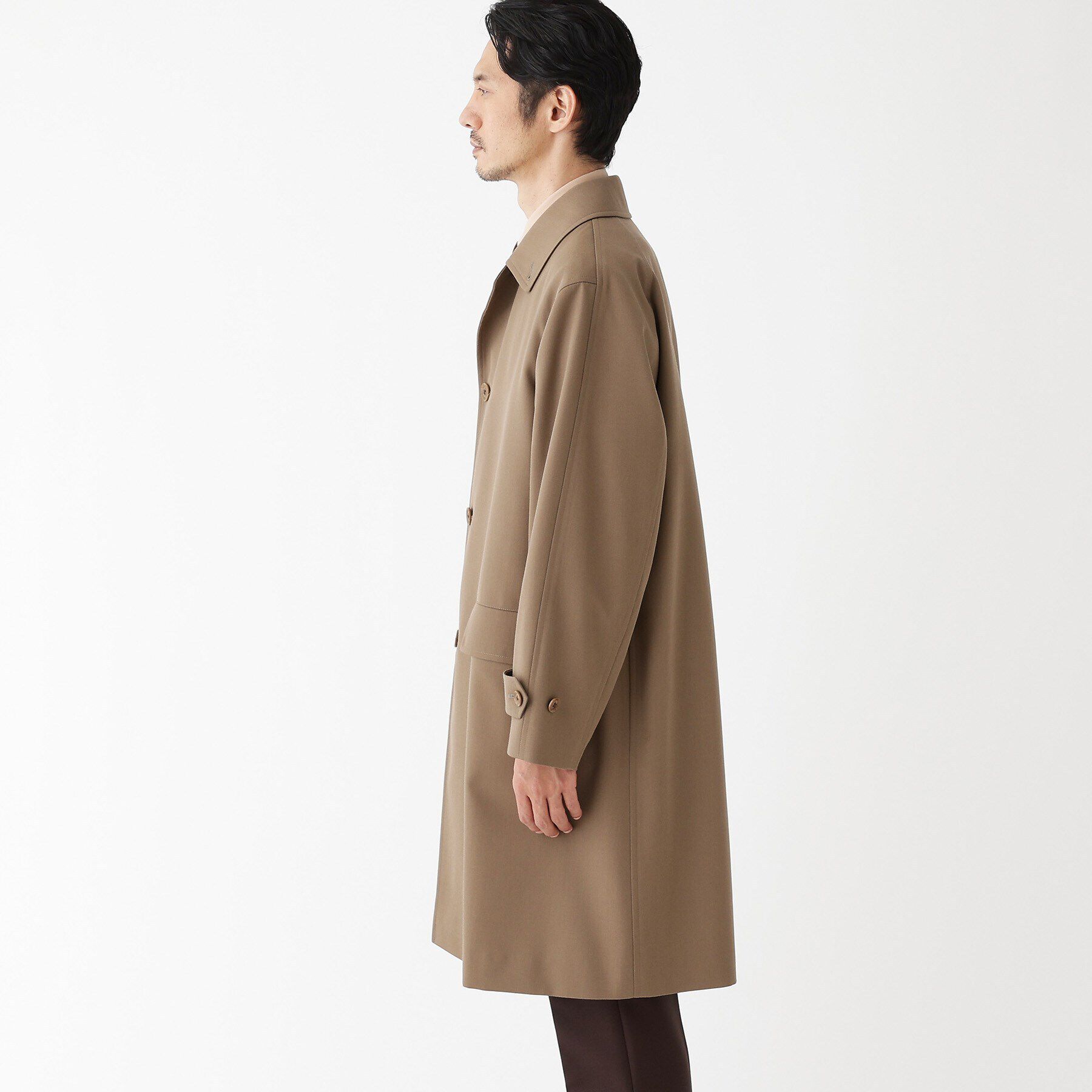 TAKEO KIKUCHI「【THE FLAGSHIP】ヴィンテージギャバジン ステンカラー コート」|ステンカラーコート|