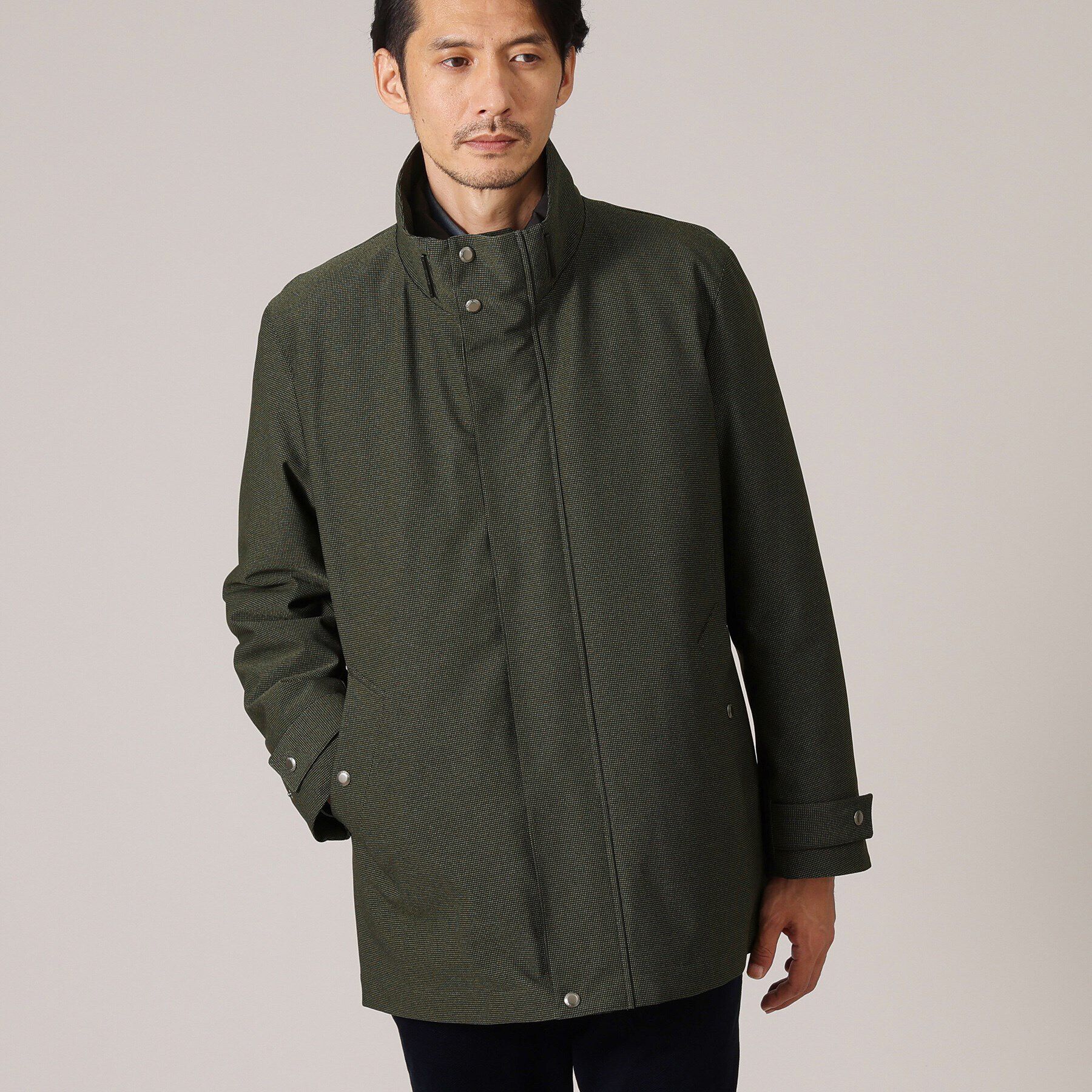 TAKEO KIKUCHI「【3WAY】ドビー ダウンライナー付 ブルゾン」|ブルゾン・スタジャン|