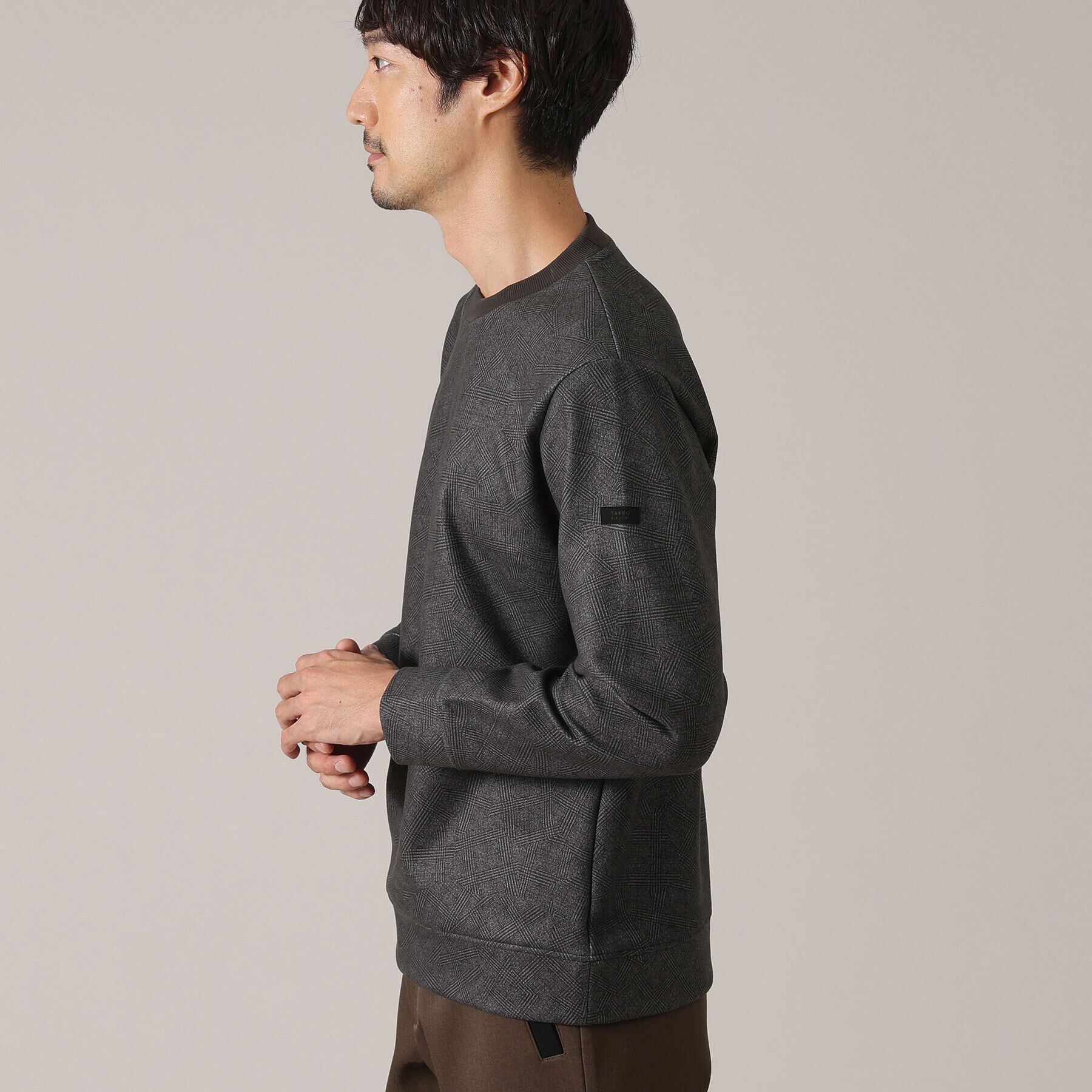 TAKEO KIKUCHI「【DOWN FABRIC】ダウンファブリック プルオーバー スウェット」|パーカー|