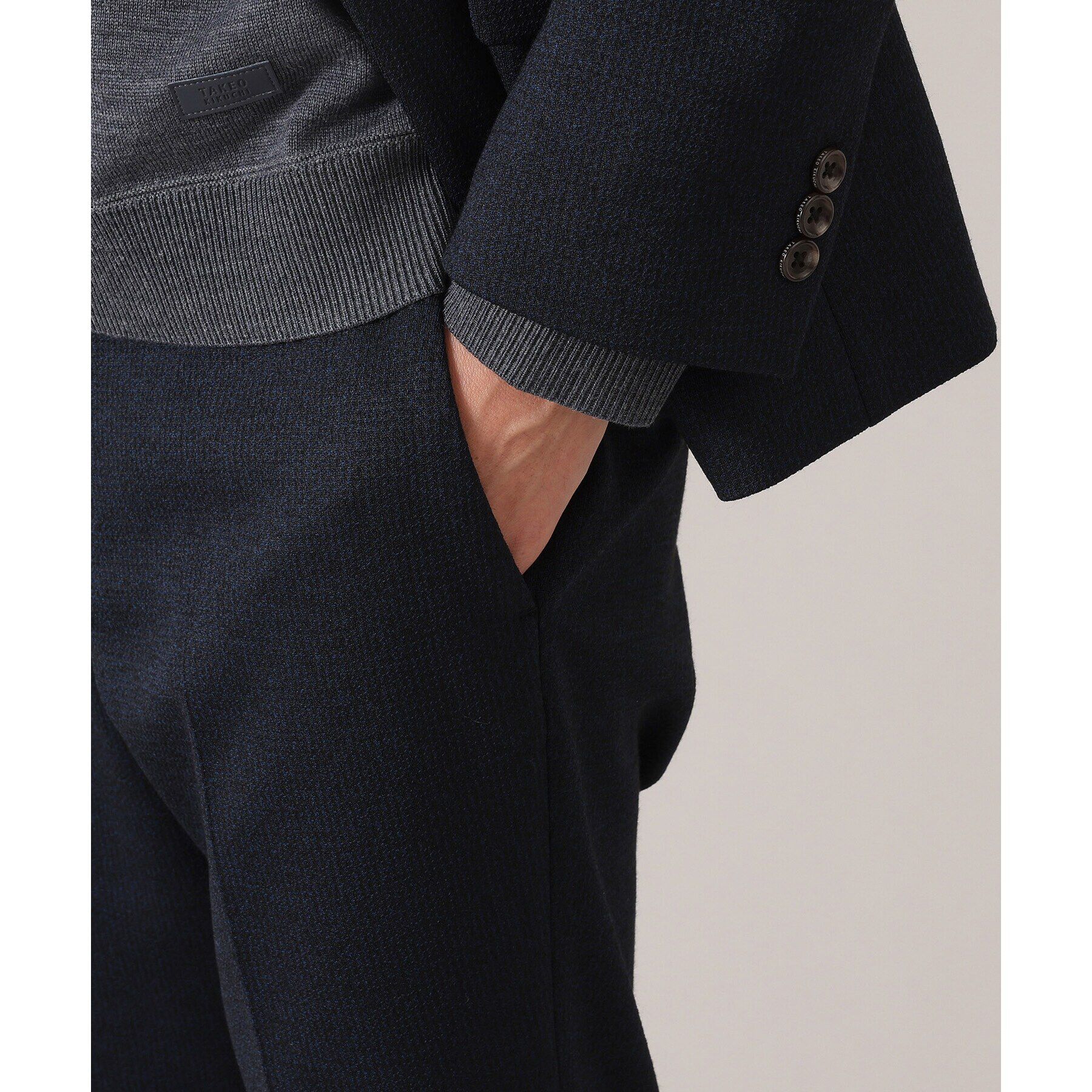 TAKEO KIKUCHI「【尾州織】ウールブレンド ムリネ千鳥パンツ / セットアップ対応」|その他|