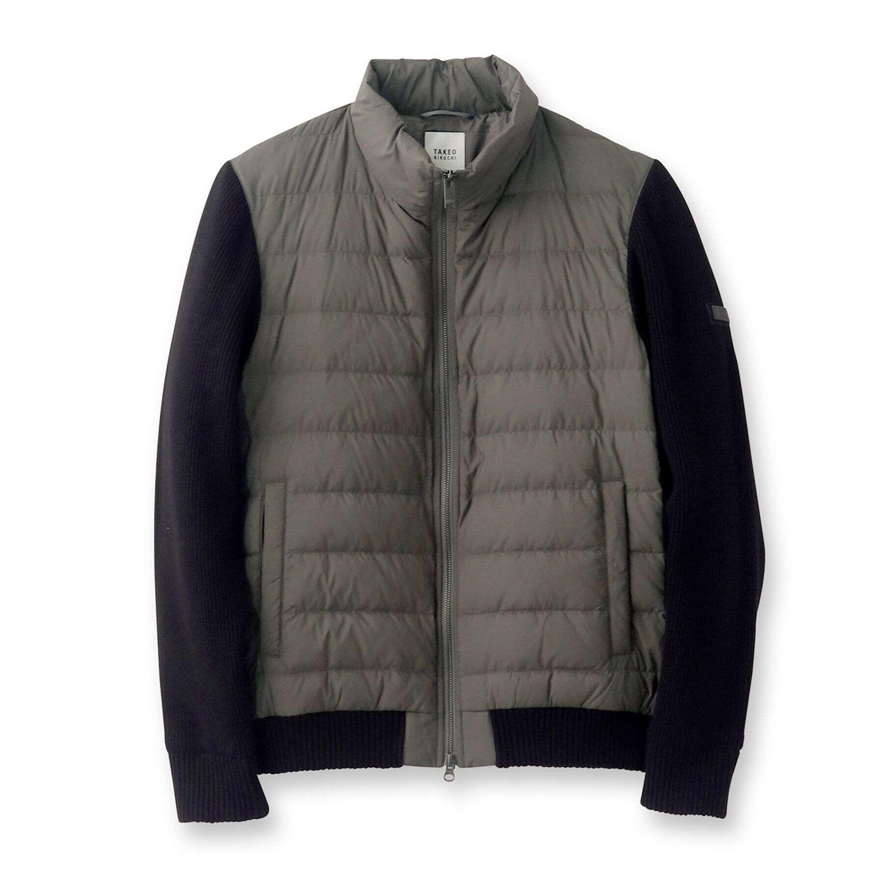 TAKEO KIKUCHI「【コンパクトダウン】ニットコンビ ダウンブルゾン」|ブルゾン・スタジャン|