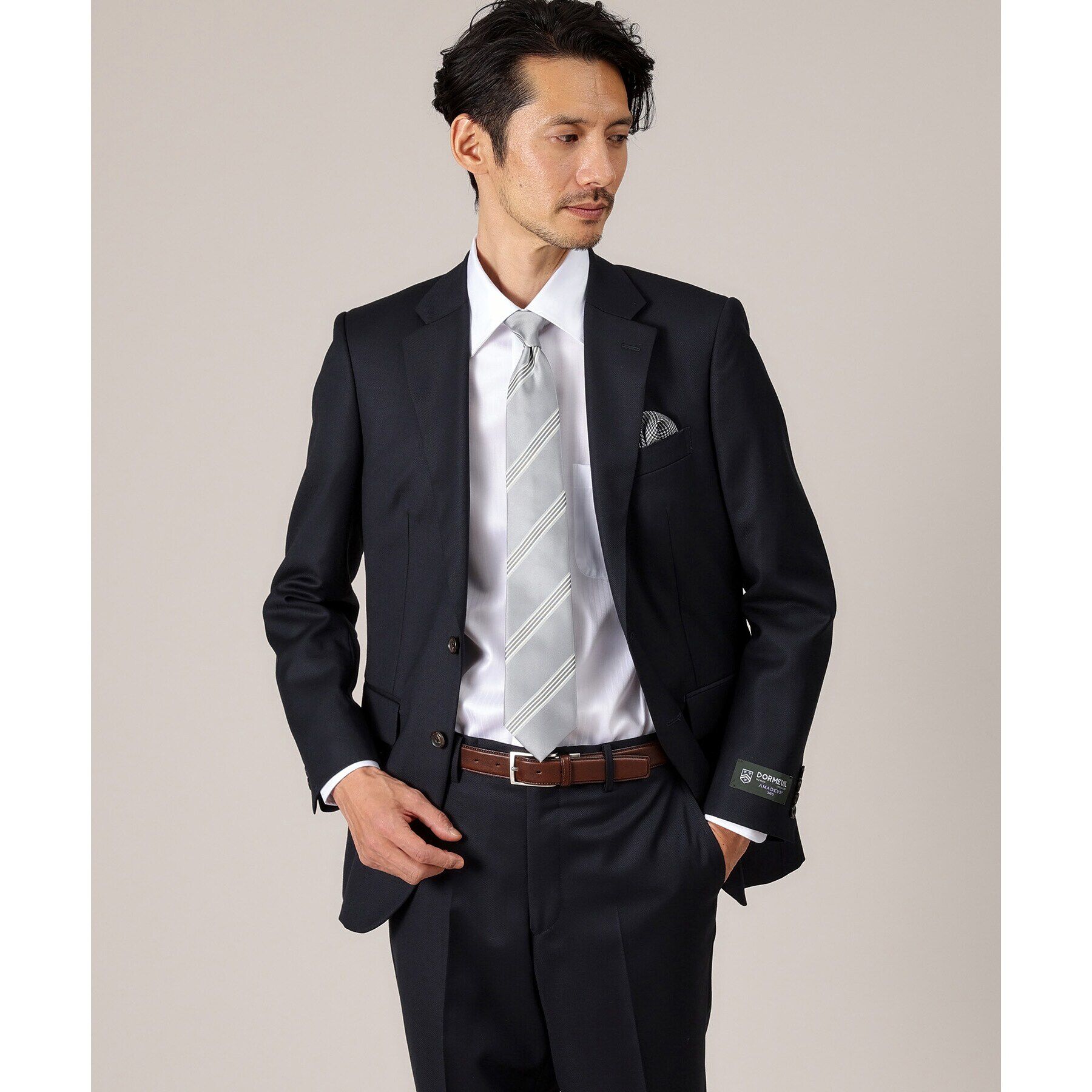 TAKEO KIKUCHI「【Made in JAPAN】24Qty Satin シルクネクタイ」|ネクタイ・蝶ネクタイ|