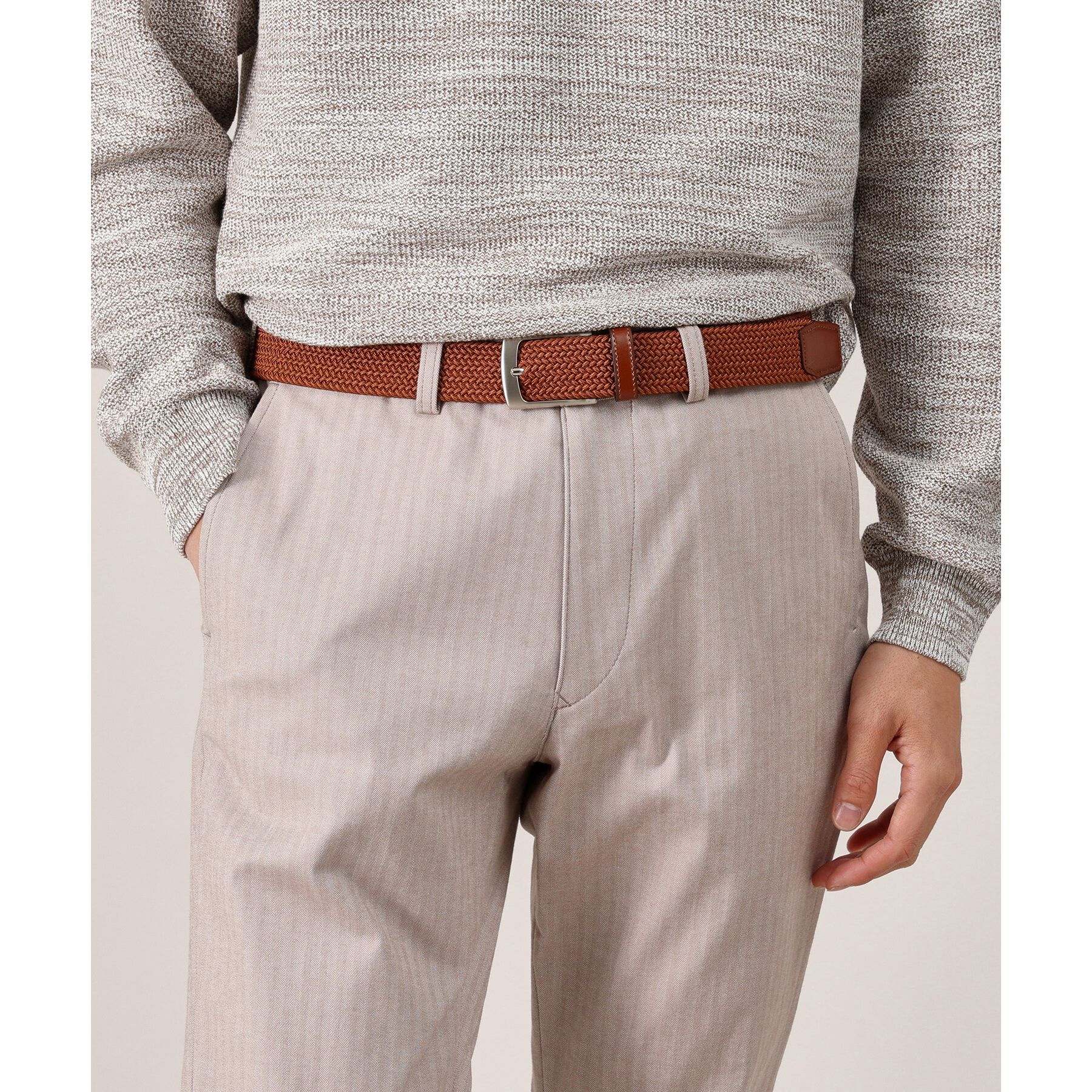 TAKEO KIKUCHI「【Made in JAPAN】ドモドソーラ ゴムメッシュベルト」|ベルト|