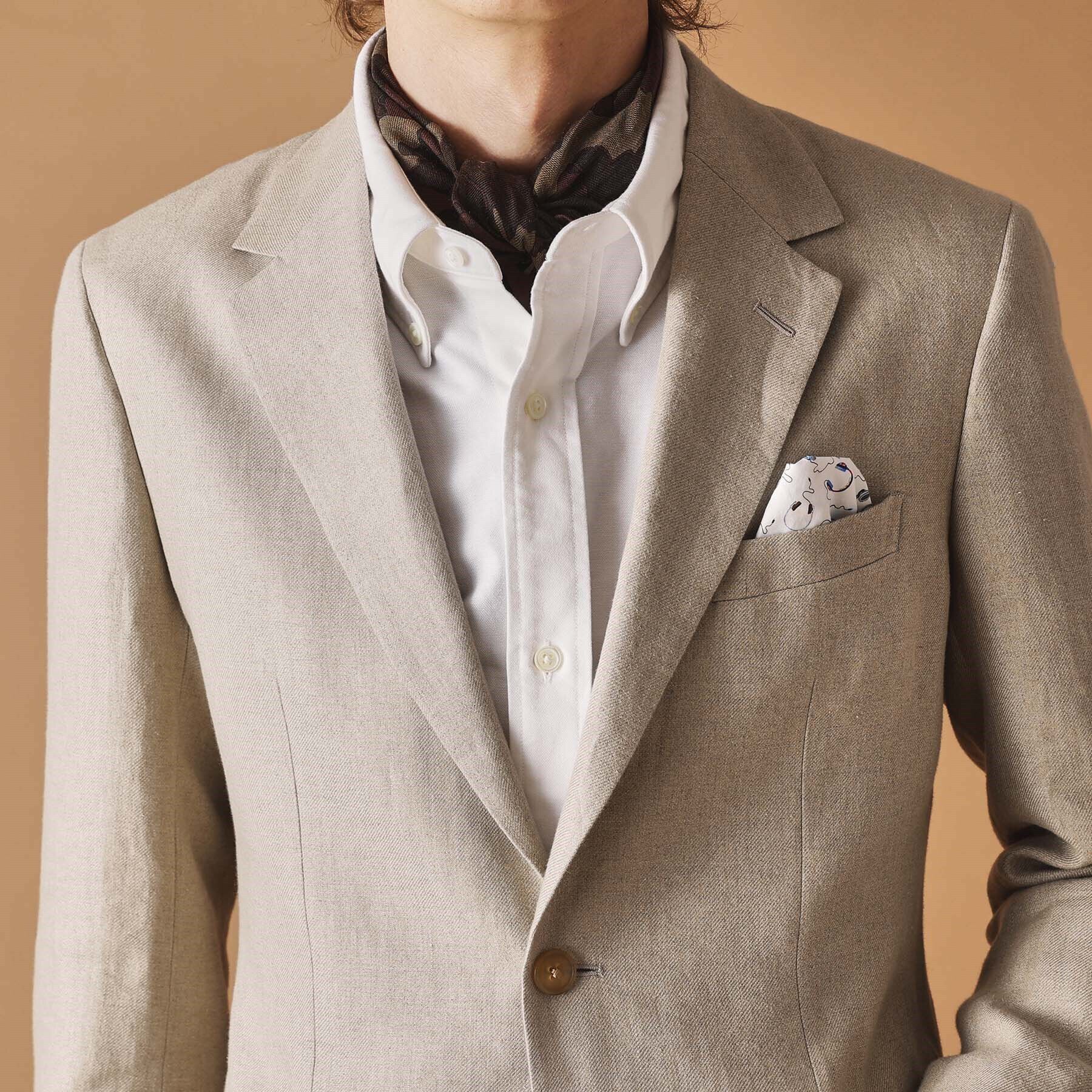 40CARATS&525「リネン テーラードジャケット」|テーラードジャケット|