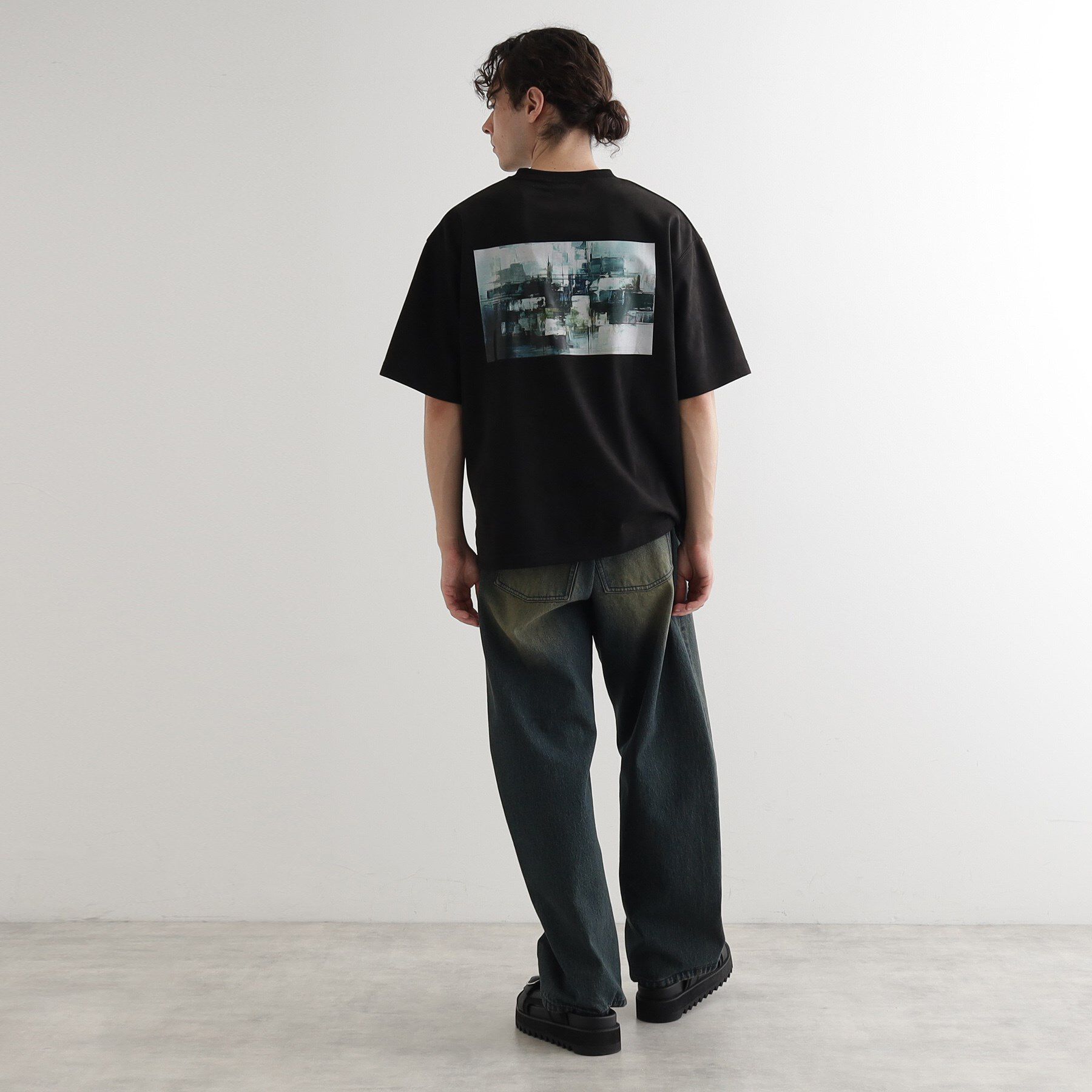 tk.TAKEO KIKUCHI「サマースウェード アブストカットソー」|Tシャツ・カットソー|