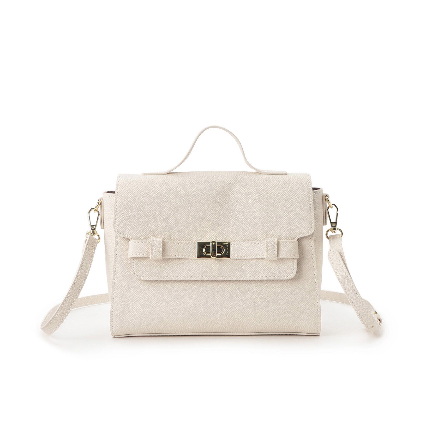 index「【2WAY】合皮ミニショルダーバッグ」|ショルダー・メッセンジャー|オフホワイト(003