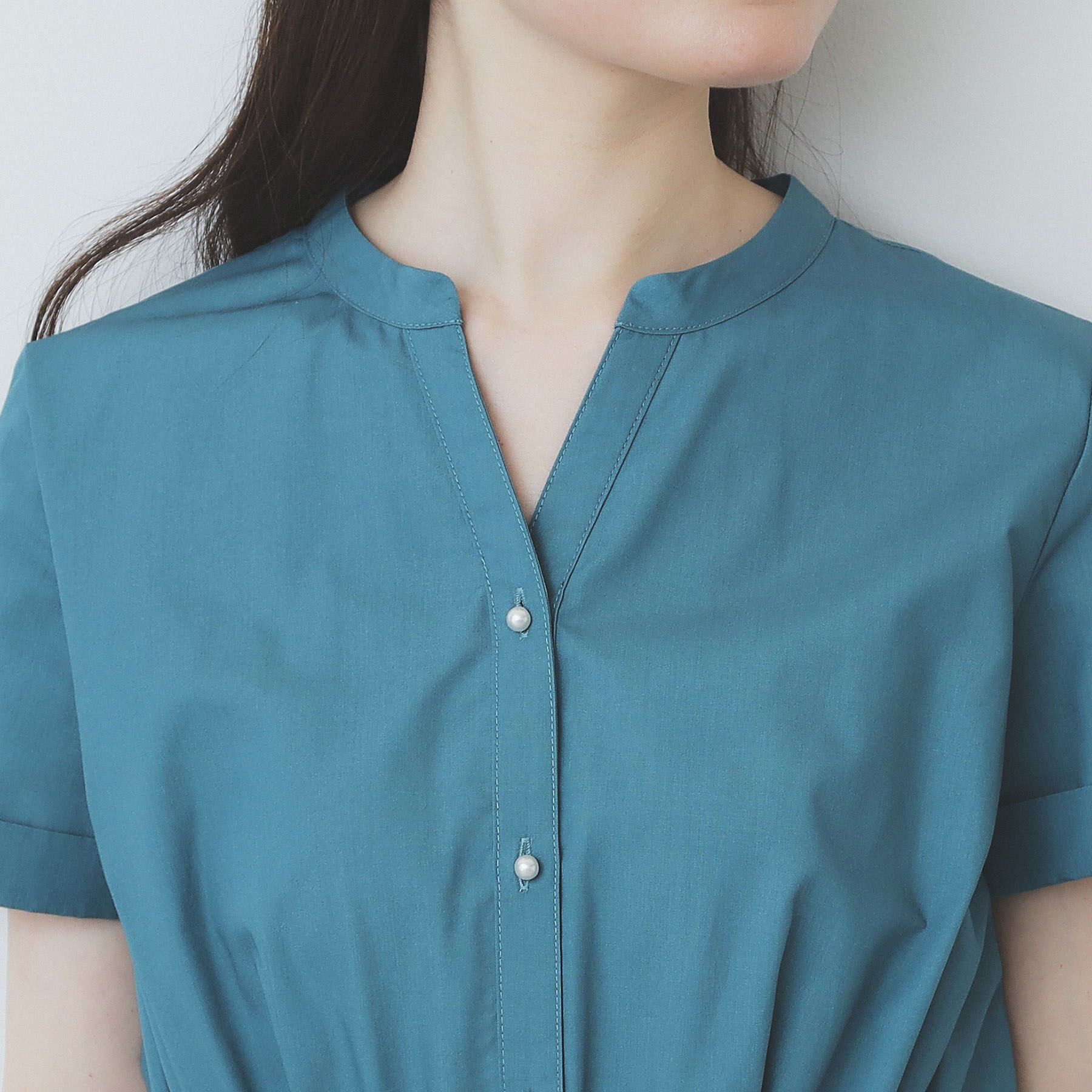 index「《andGIRL掲載》タックフレアワンピース【洗濯機洗い可/イージーアイロン】」|ワンピース|