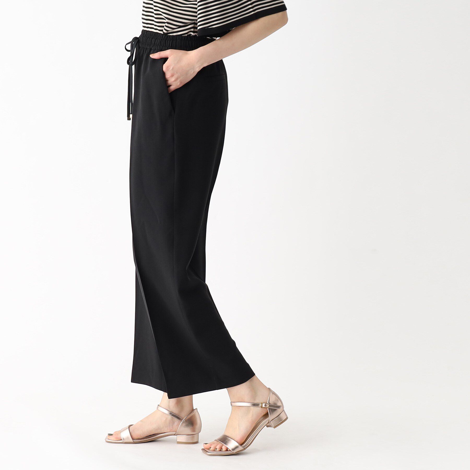 OPAQUE.CLIP「《トールサイズ有》セットアップ対応 イージーワイドパンツ【洗濯機洗い可/イージーケア/ストレッチ】」|その他|