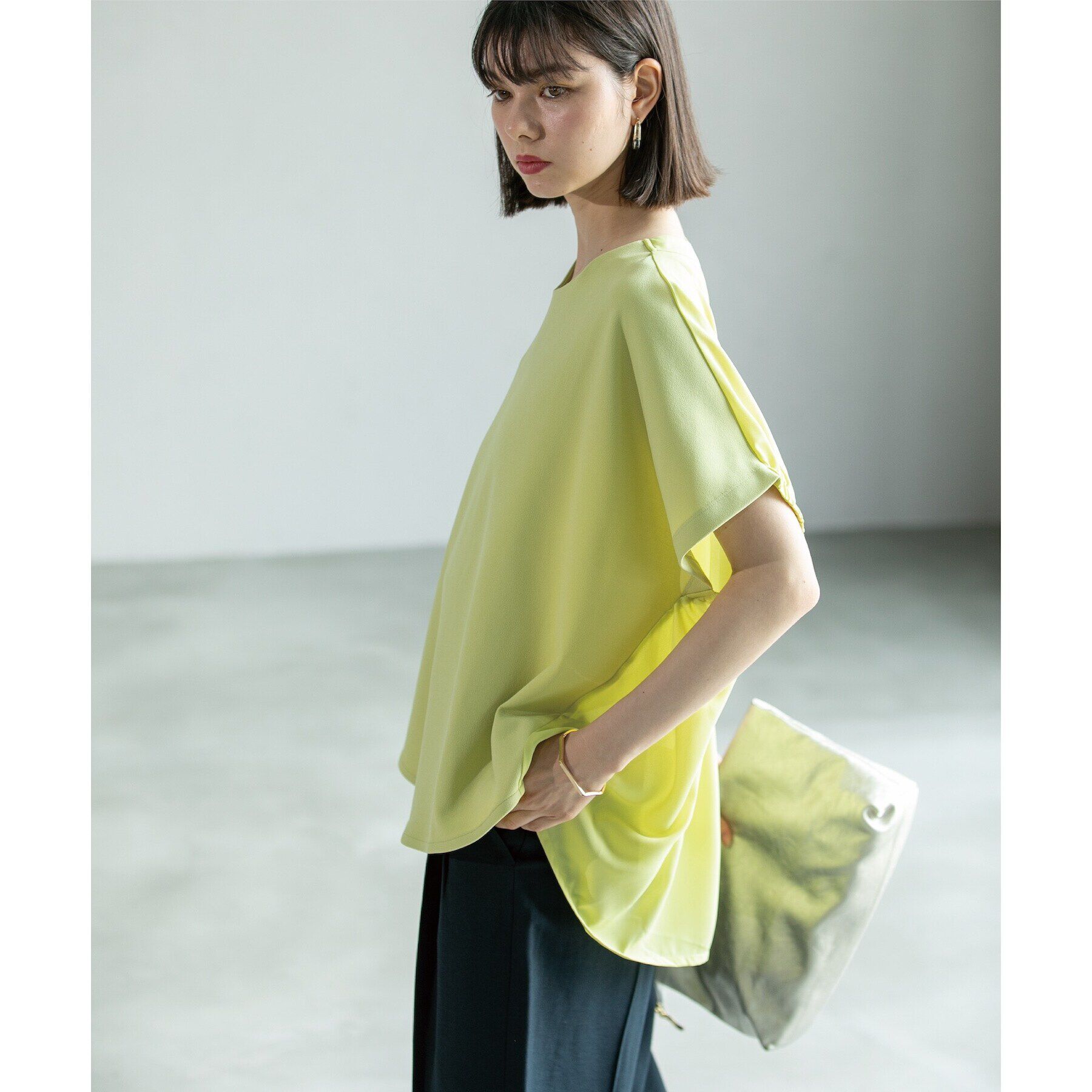 OPAQUE.CLIP「UV ドッキングドルマントップス【洗濯機洗い可】」|Tシャツ・カットソー|