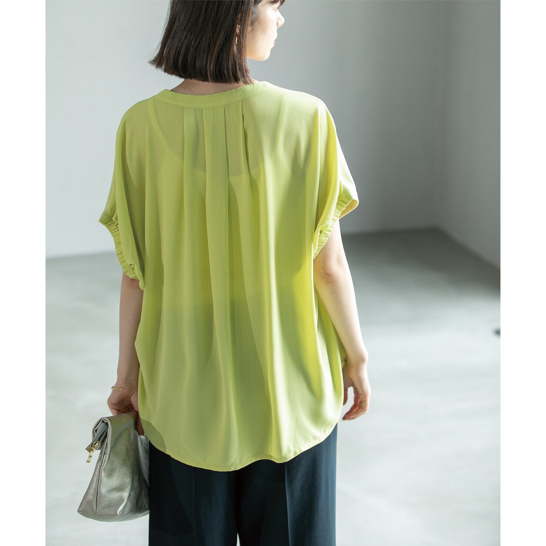 OPAQUE.CLIP「UV ドッキングドルマントップス【洗濯機洗い可】」|Tシャツ・カットソー|