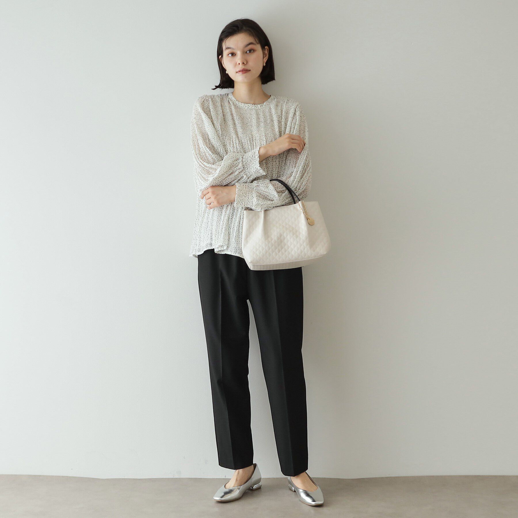 OPAQUE.CLIP「新色追加【2WAY】シンプルミドルトートバッグ」|トートバッグ|