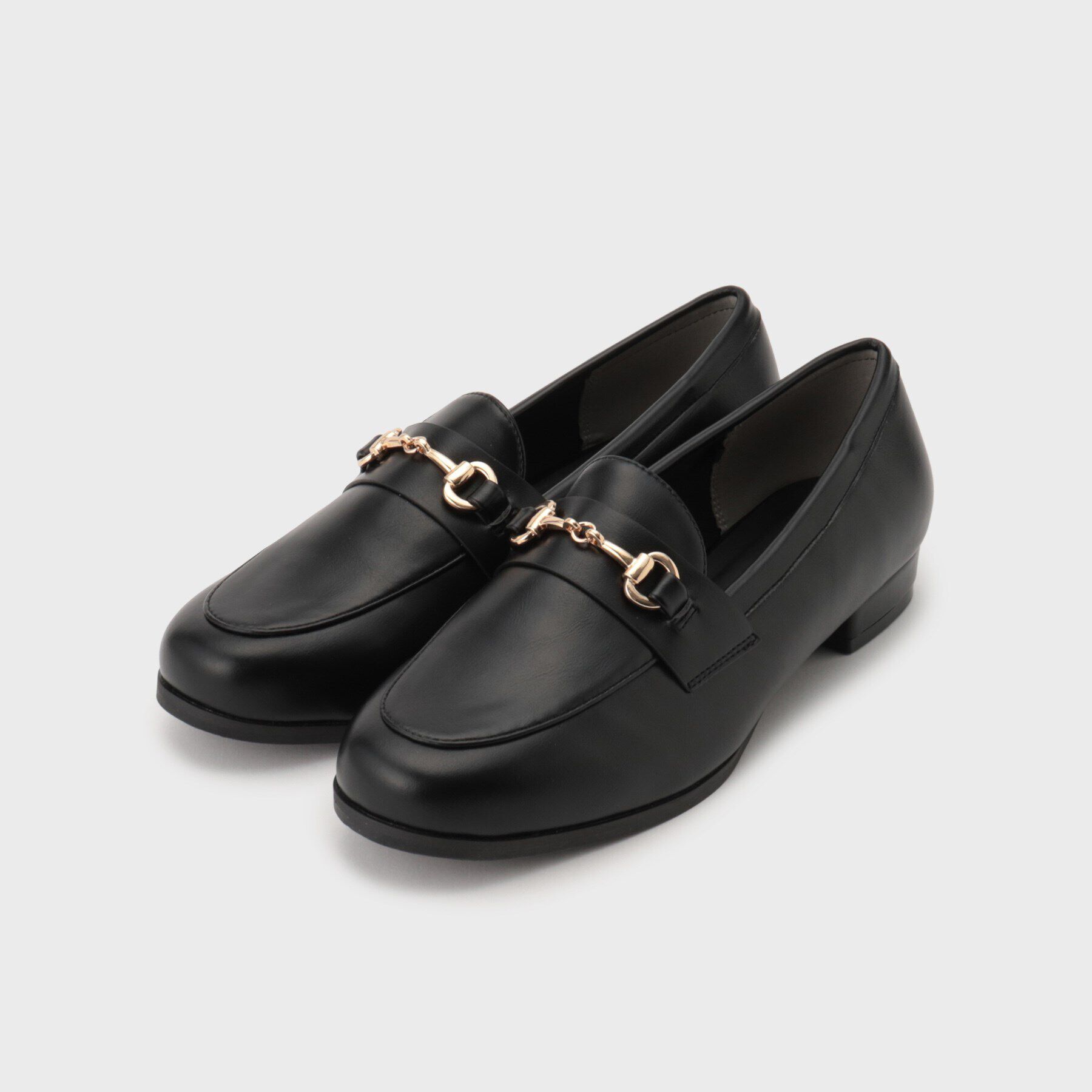 OPAQUE.CLIP「【抗菌防臭加工】ビット付きローファー」|ビジネス・ドレスシューズ|ブラック(019)