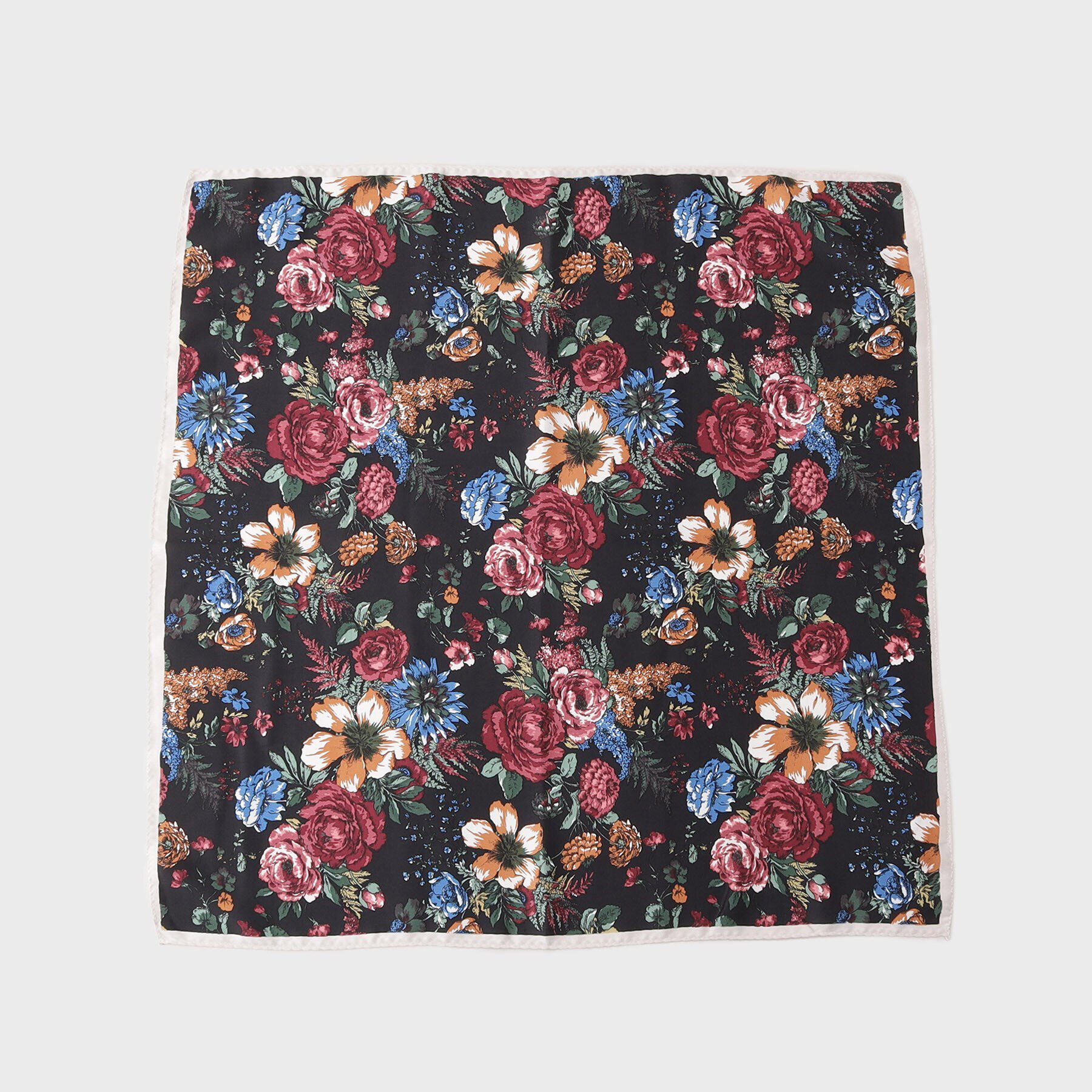 OPAQUE.CLIP「柄アソート大判スカーフ」|バンダナ・スカーフ|ブラック(219)