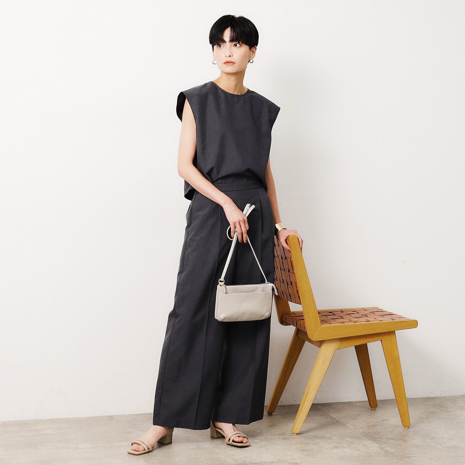 OPAQUE.CLIP「【マルチポケット】三層ミニショルダーバッグ」|ショルダー・メッセンジャー|