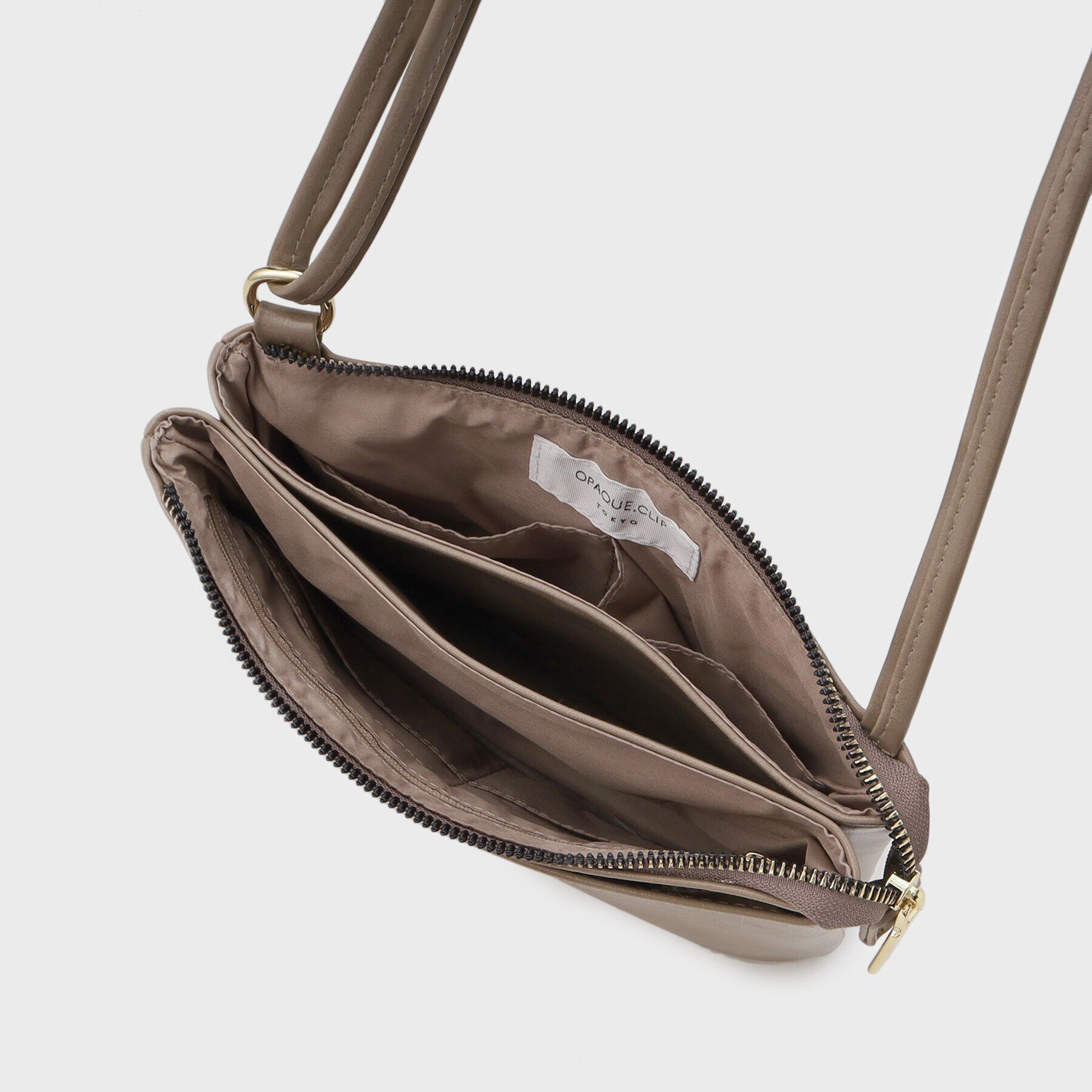OPAQUE.CLIP「【マルチポケット】三層ミニショルダーバッグ」|ショルダー・メッセンジャー|
