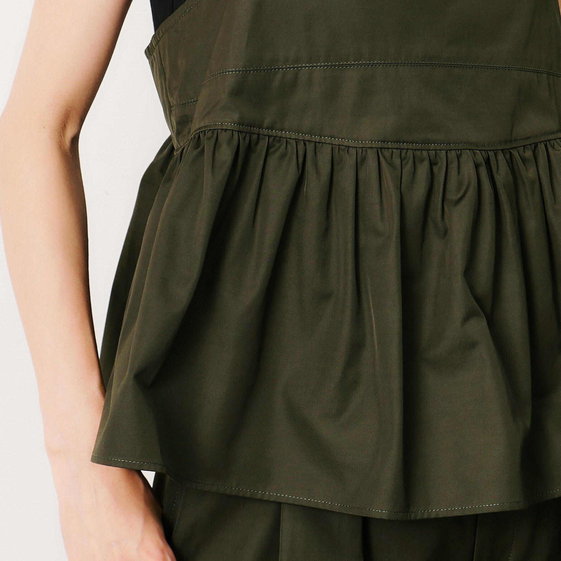 OPAQUE.CLIP「ペプラムキャミブラウス／セットアップ対応【洗濯機洗い可】」|シャツ・ブラウス|