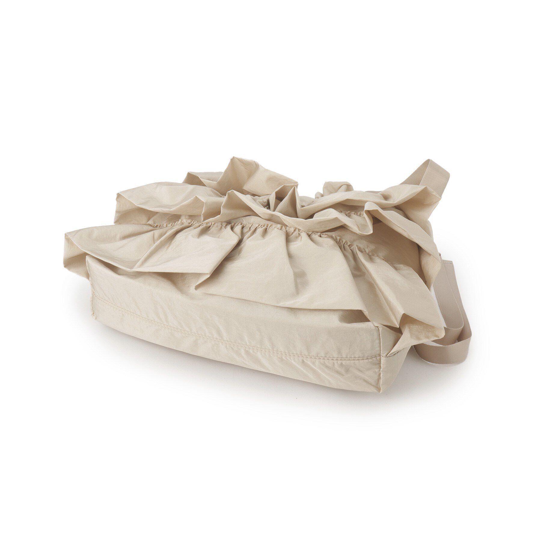 OPAQUE.CLIP「【2WAY／A4サイズ対応】ドロストリボンフリルティアードショルダーバッグ」|ショルダー・メッセンジャー|