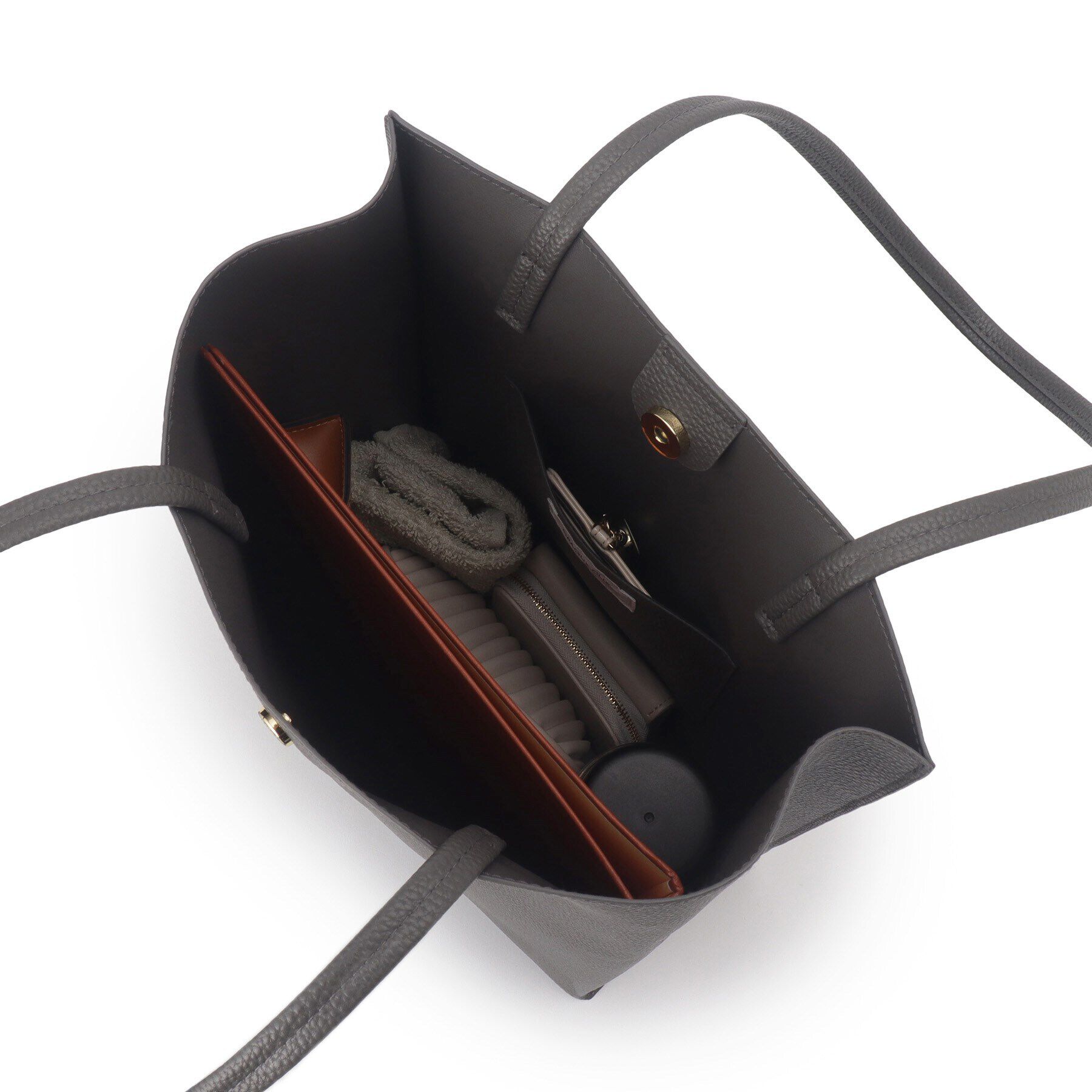 OPAQUE.CLIP「【軽量／A4サイズ対応／通勤対応】シュリンク合皮タテ型トートバッグ」|トートバッグ|