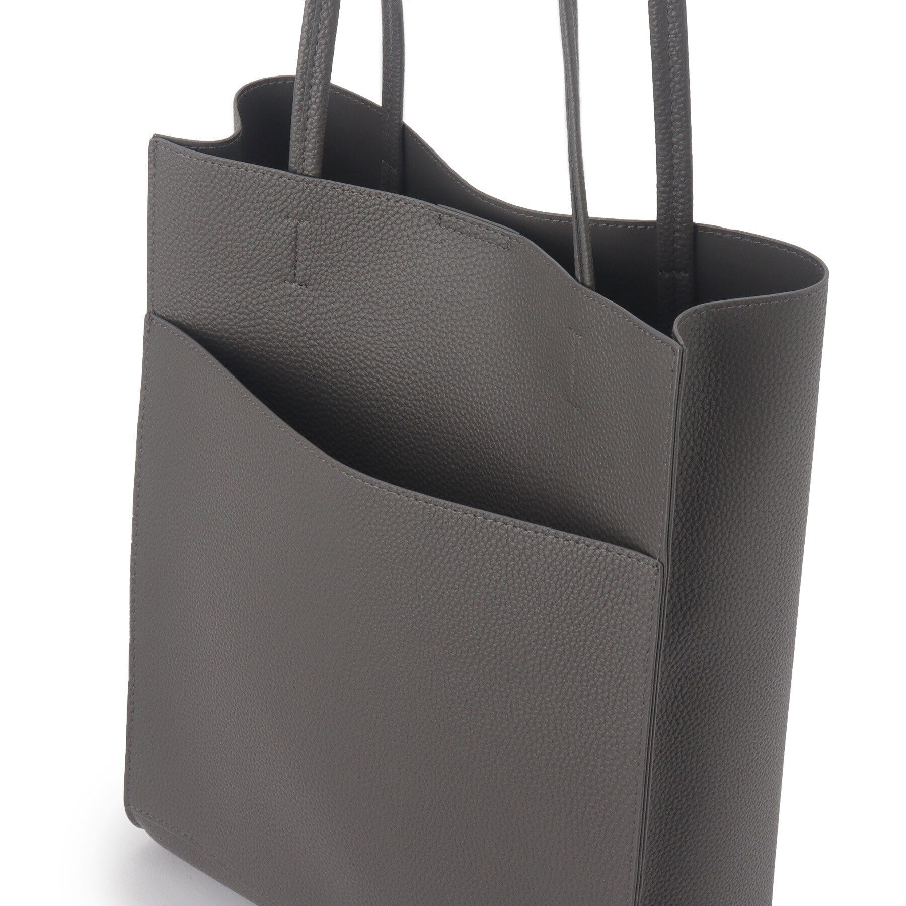 OPAQUE.CLIP「【軽量／A4サイズ対応／通勤対応】シュリンク合皮タテ型トートバッグ」|トートバッグ|