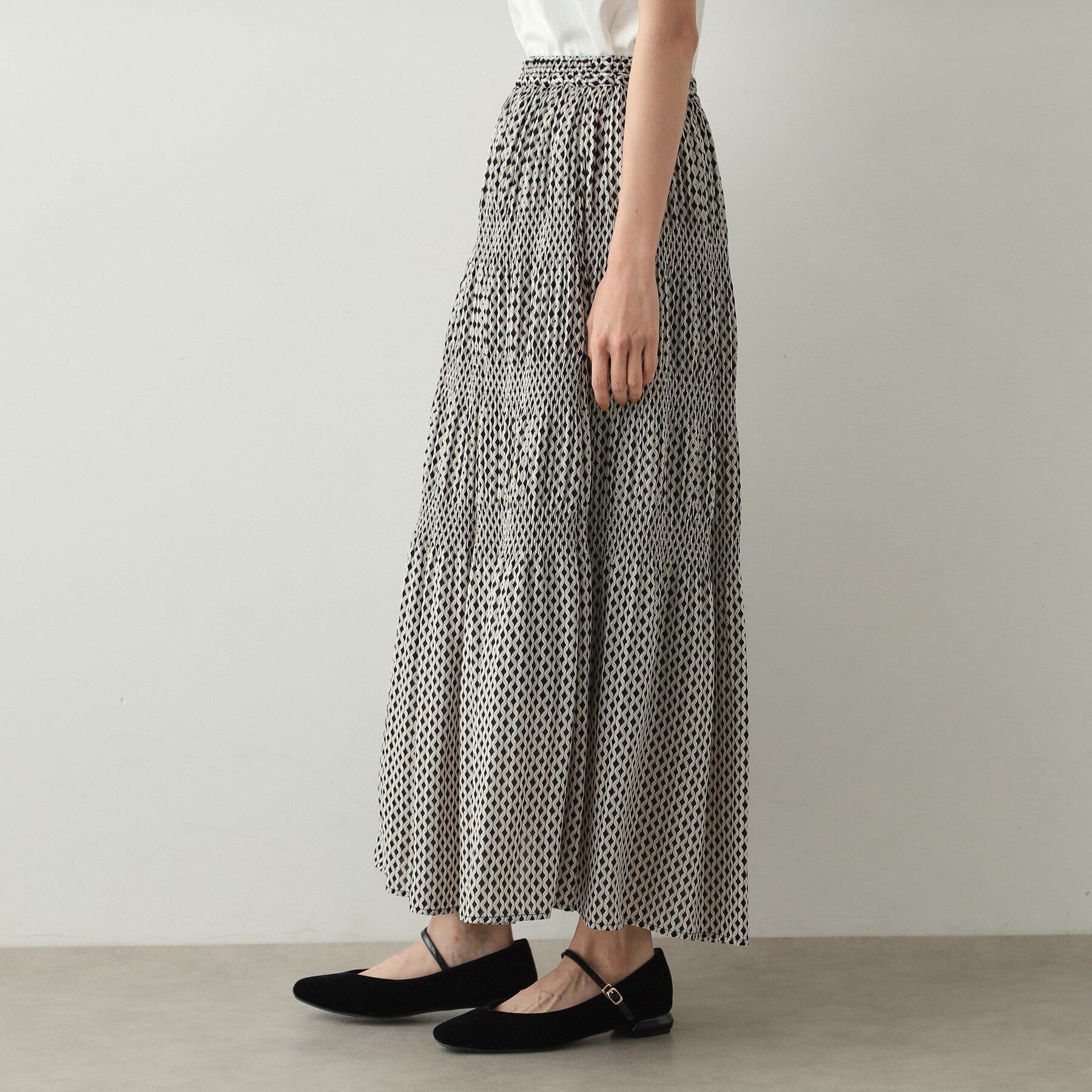 OPAQUE.CLIP「マジョリカプリーツフレアスカート【洗濯機洗い可】」|スカート|