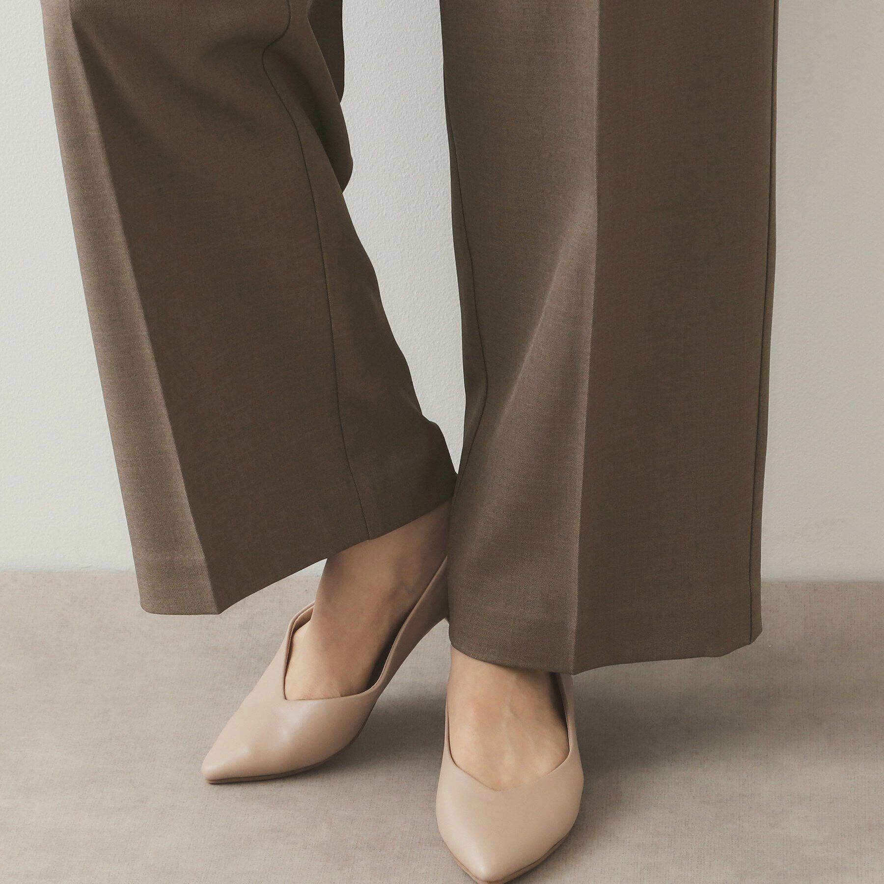 OPAQUE.CLIP「ストレッチ美脚イージーワイドパンツ【洗濯機洗い可】」|その他|