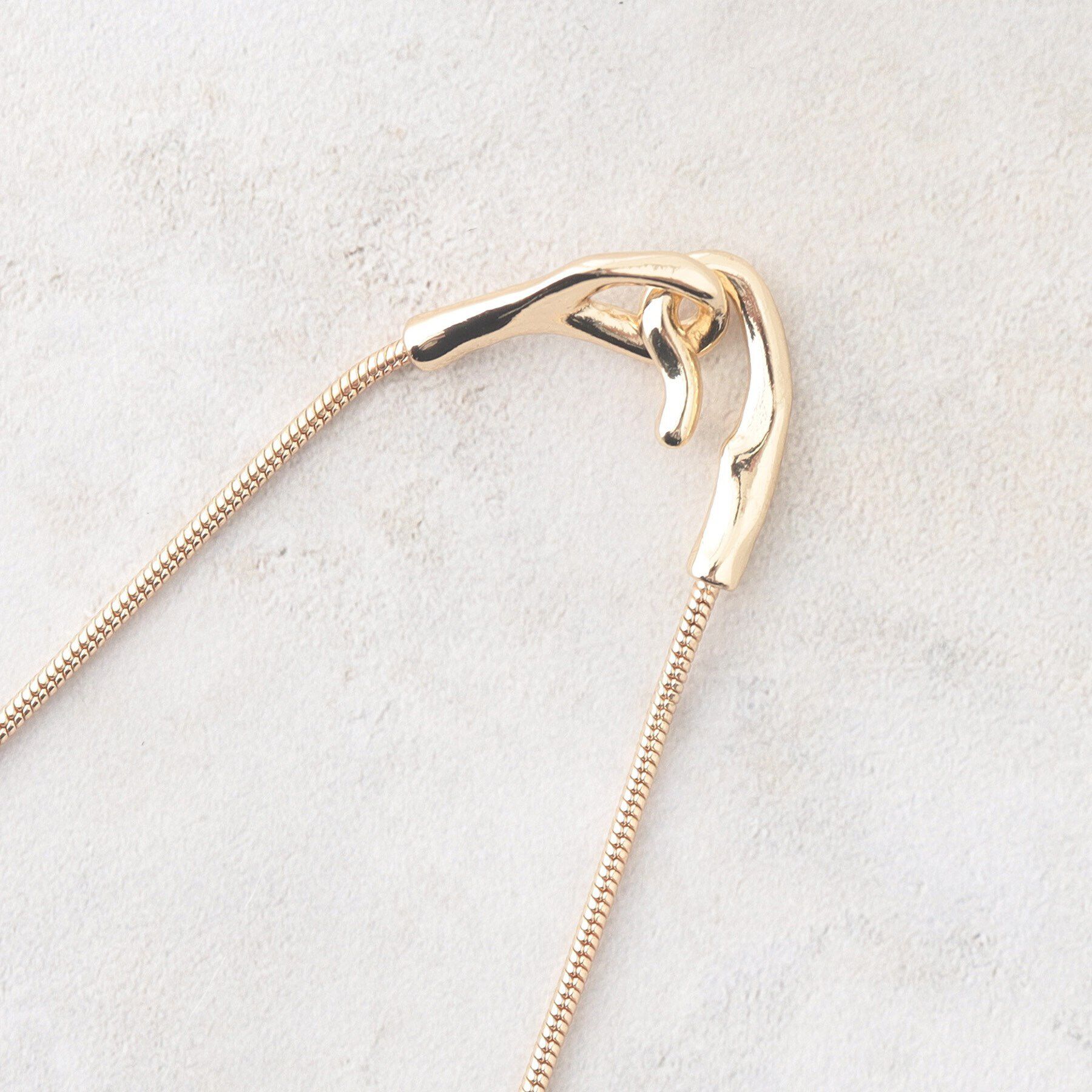 OPAQUE.CLIP「フックモチーフネックレス」|ネックレス|