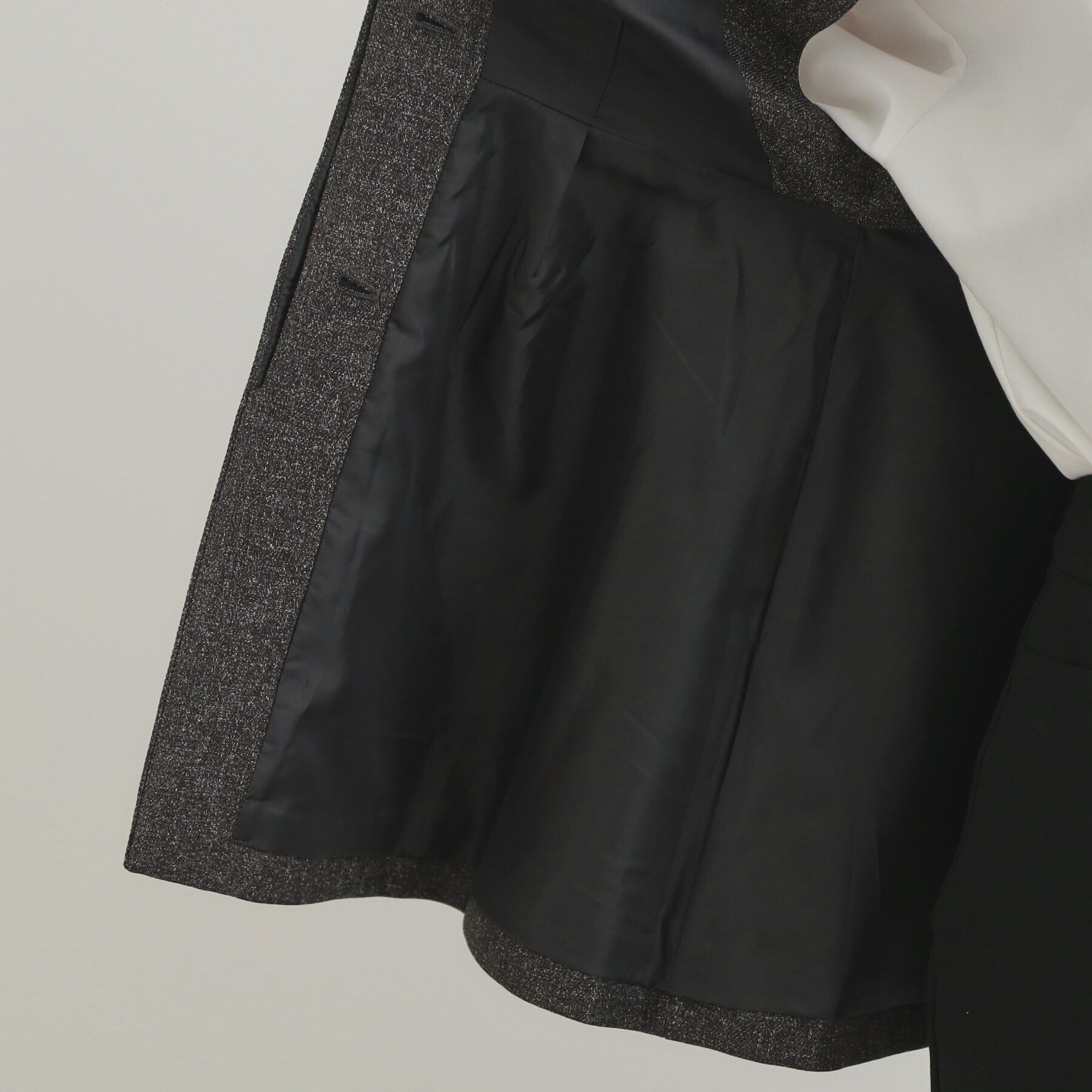 OPAQUE.CLIP「ウールライクペプラムジレ【洗濯機洗い可】」|ベスト・ジレ|