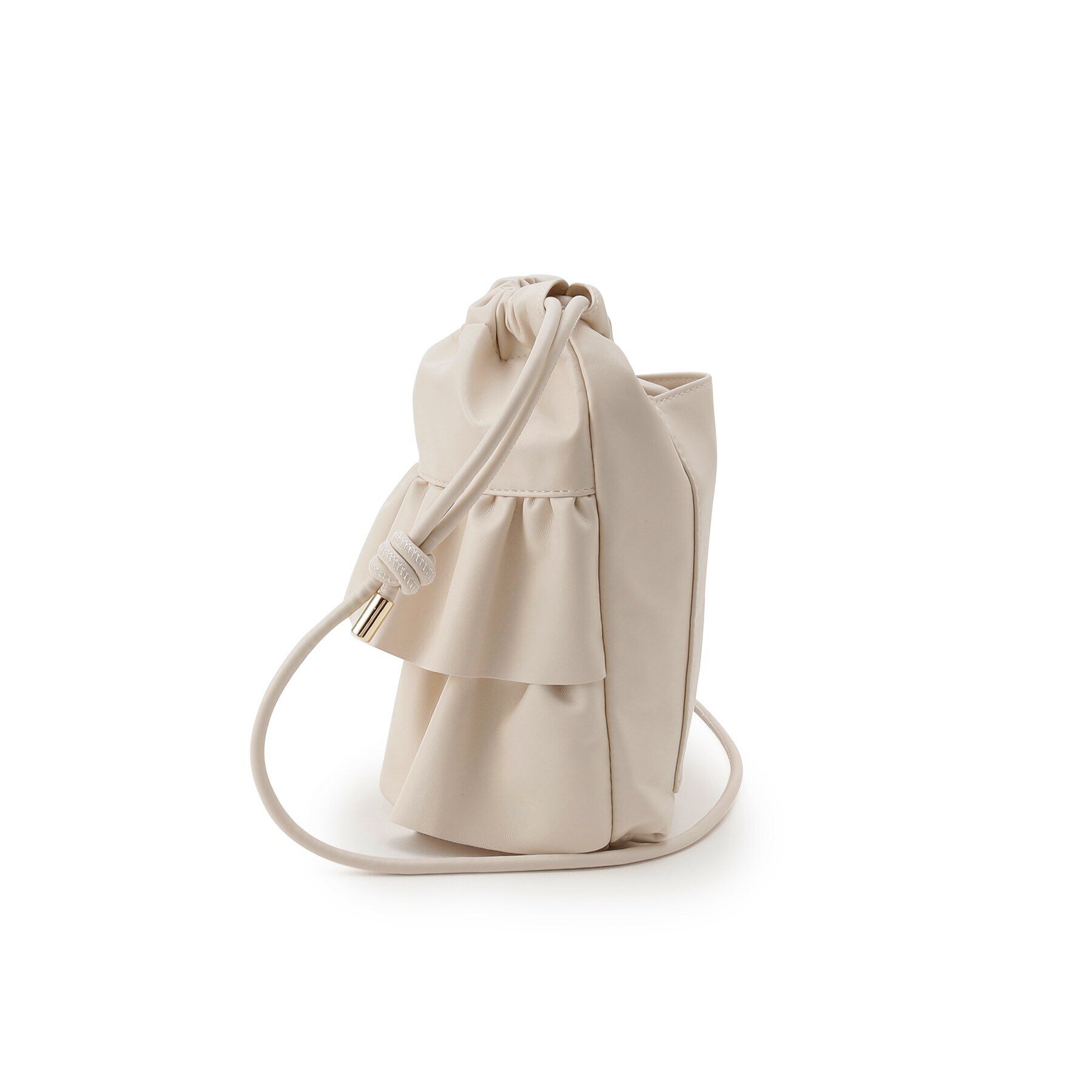 OPAQUE.CLIP「【長さ調整可能】合皮ティアードフリルミニショルダーバッグ」|ショルダー・メッセンジャー|