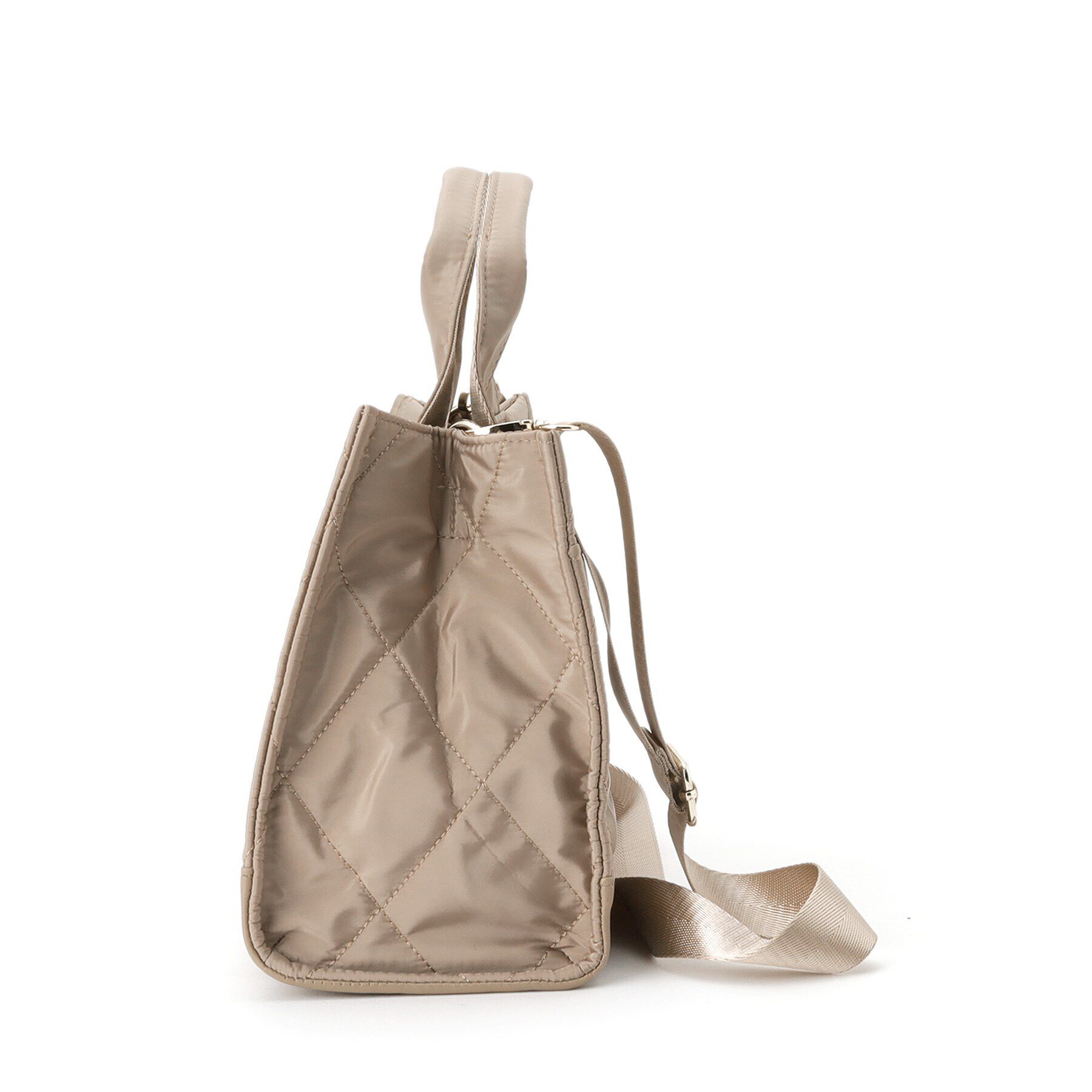 OPAQUE.CLIP「【2WAY】ダイヤキルティングスクエアミドルショルダーバッグ」|トートバッグ|