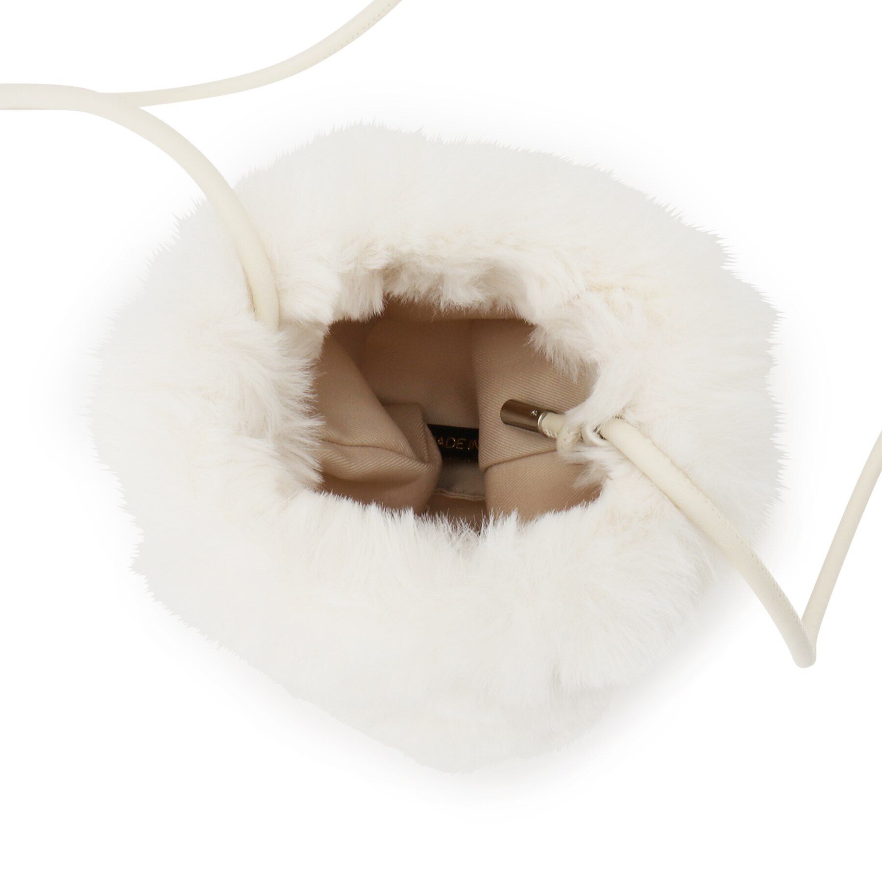 OPAQUE.CLIP「フェイクファースクエアミニポシェット」|ショルダー・メッセンジャー|