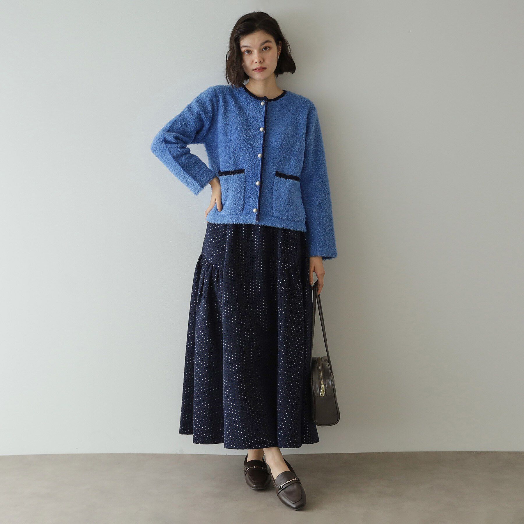 OPAQUE.CLIP「ビット付きフェイクファーローファー」|その他|