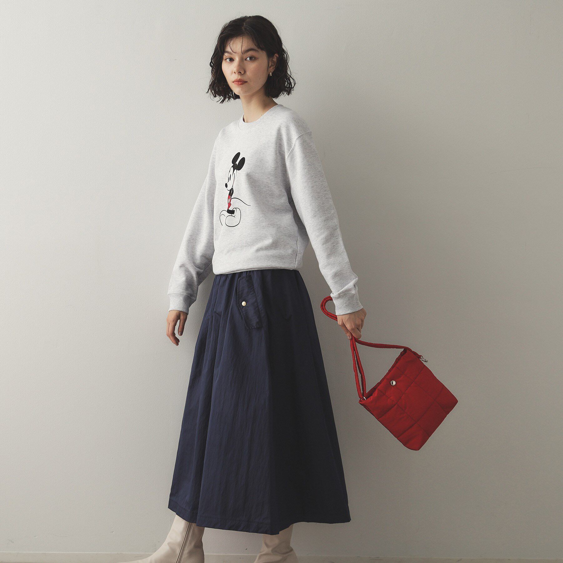 OPAQUE.CLIP「【10色展開／軽量／長さ調整可能】マチ付きクリアポケットミニショルダーバッグ」|ショルダー・メッセンジャー|