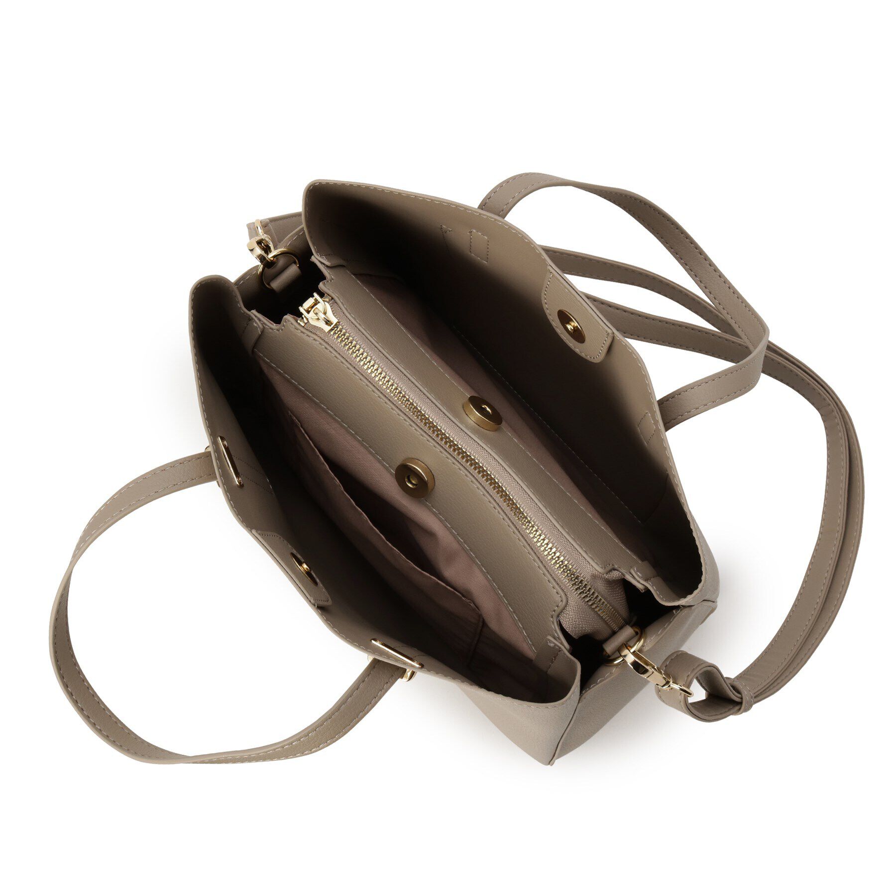 OPAQUE.CLIP「【2WAY】フロントバースクエアデザインミドルバッグ」|ハンドバッグ|