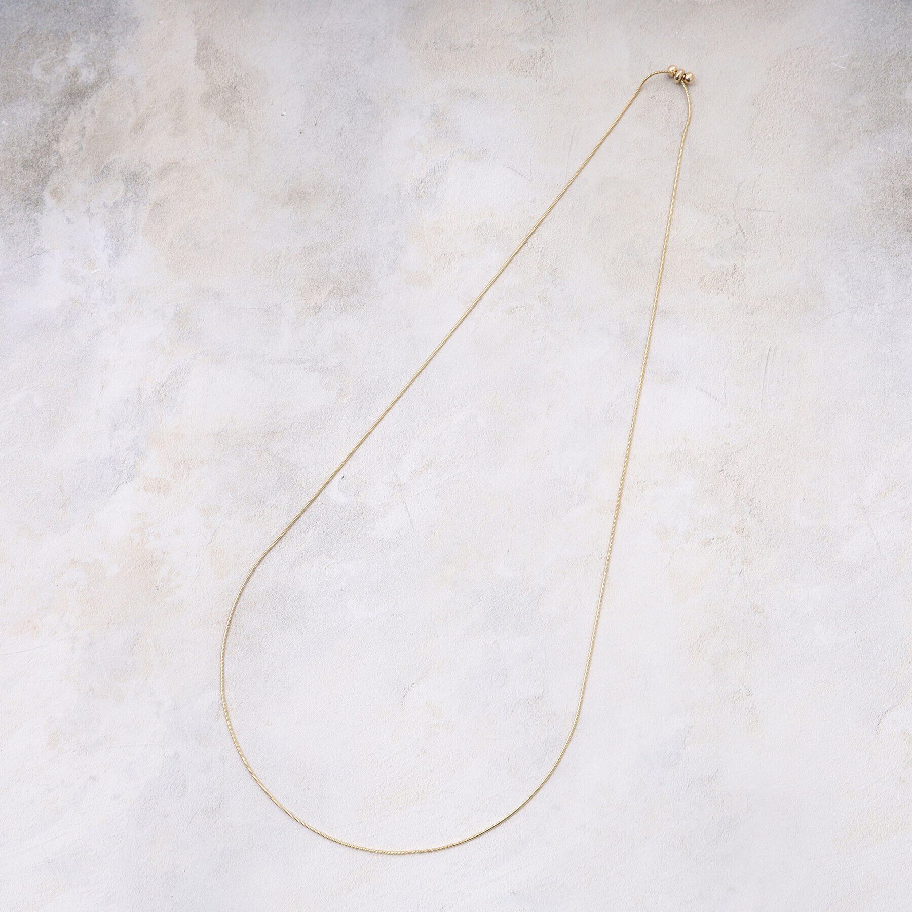 OPAQUE.CLIP「メタルスライドネックレス」|ネックレス|