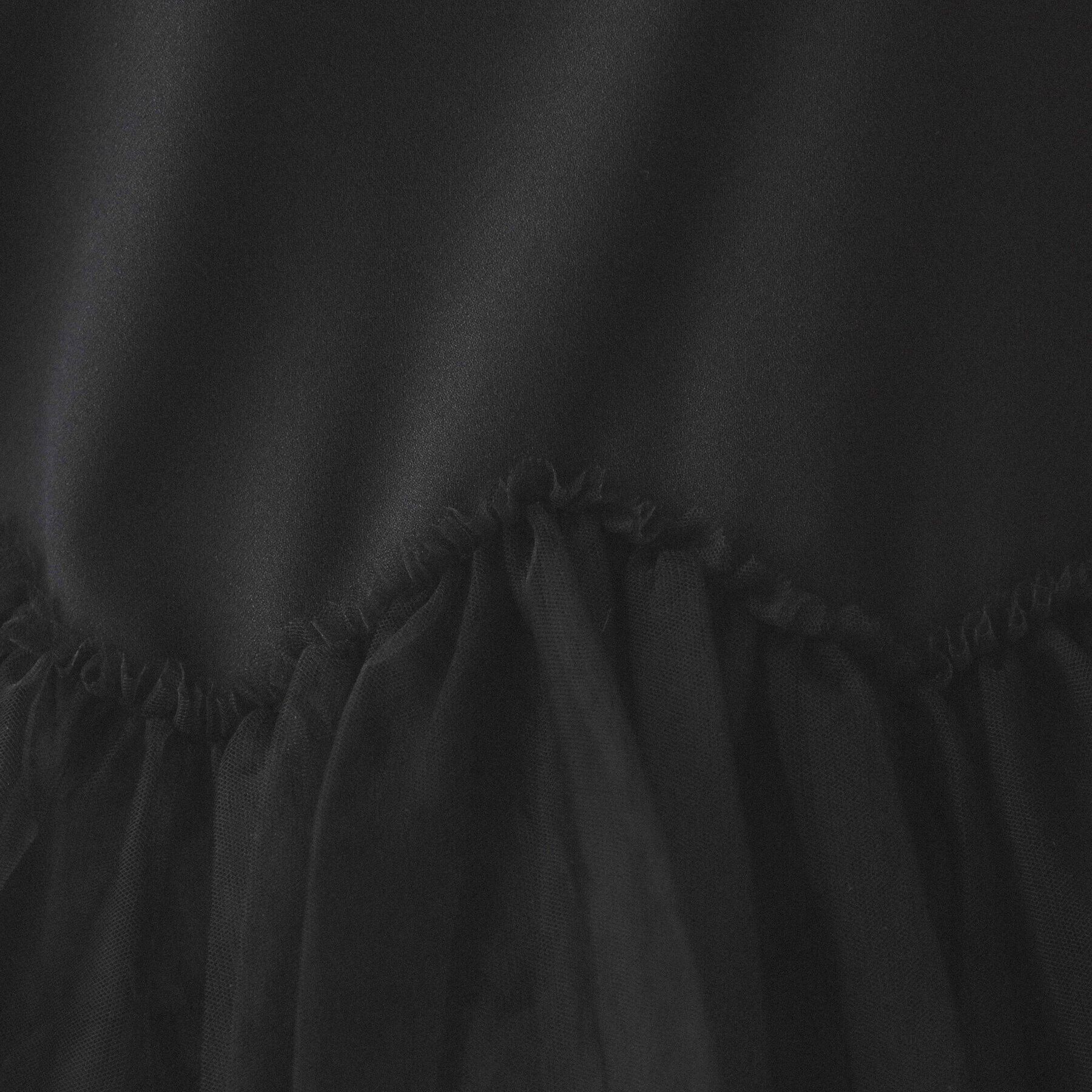 OPAQUE.CLIP「チュールドッキング ペプラムブラウス【洗濯機洗い可】」|シャツ・ブラウス|