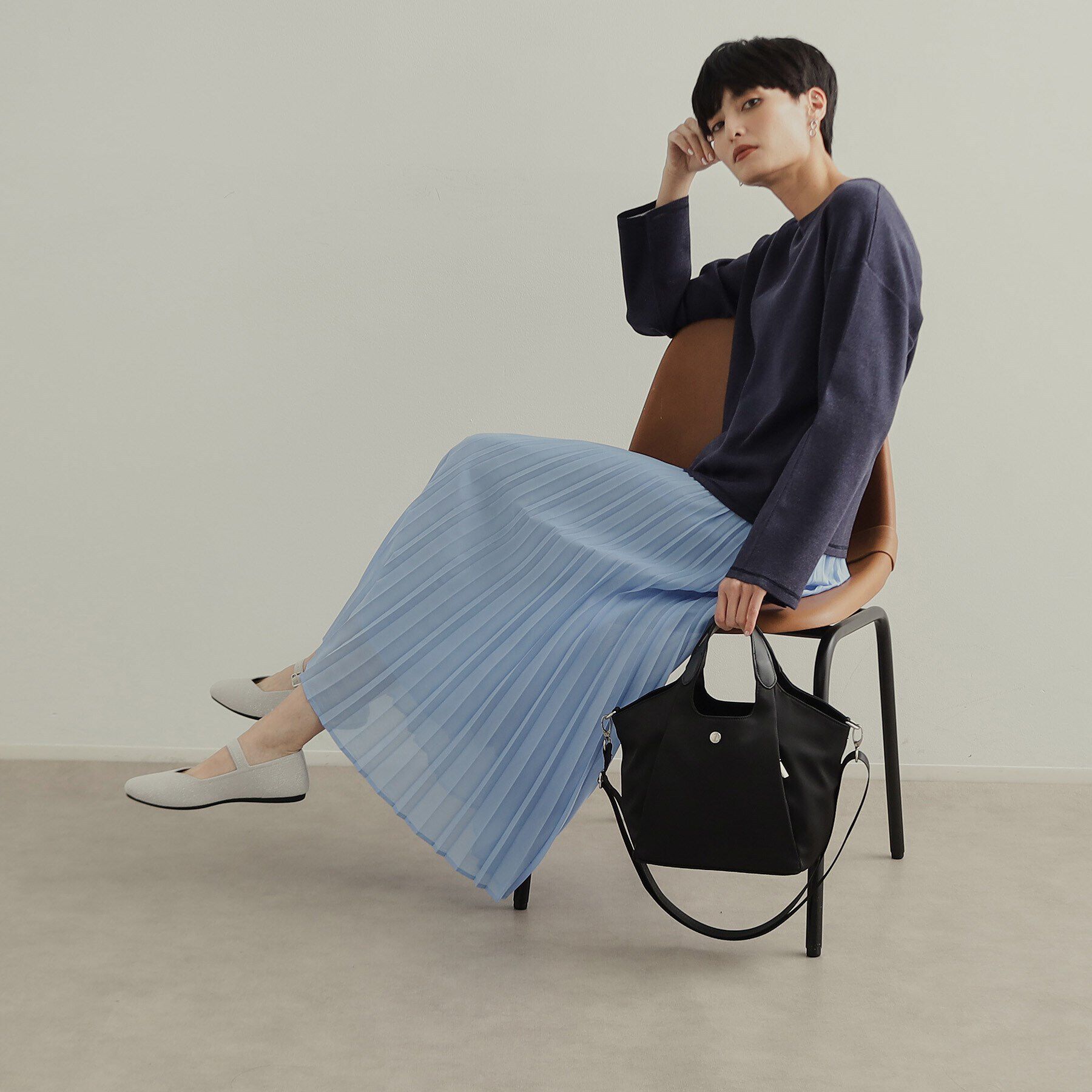 OPAQUE.CLIP「【撥水加工／マルチポケット／2WAY】カジュアルミドルトートバッグ」|トートバッグ|