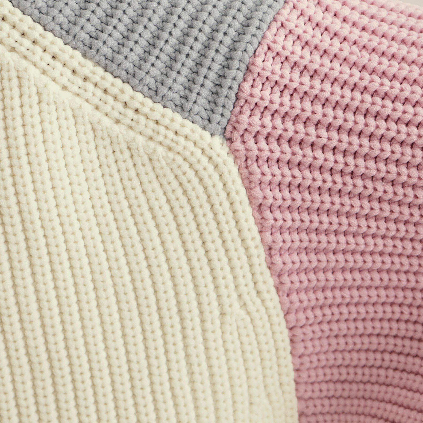 OPAQUE.CLIP「カラーブロッキングハイネックワイドニット【洗濯機洗い可】」|ニット・セーター|