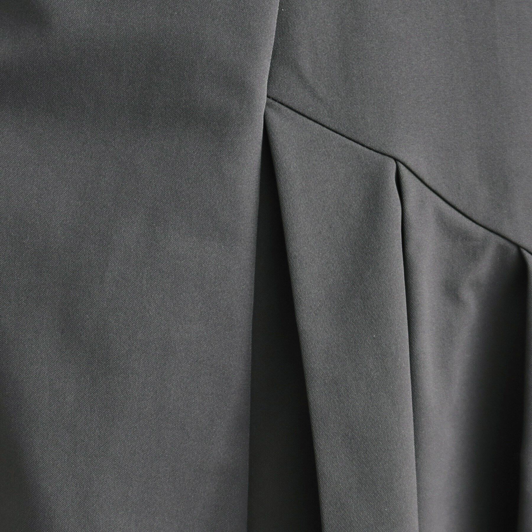 OPAQUE.CLIP「裾チュールプリーツドッキング タックフレアスカート【洗濯機洗い可】」|スカート|