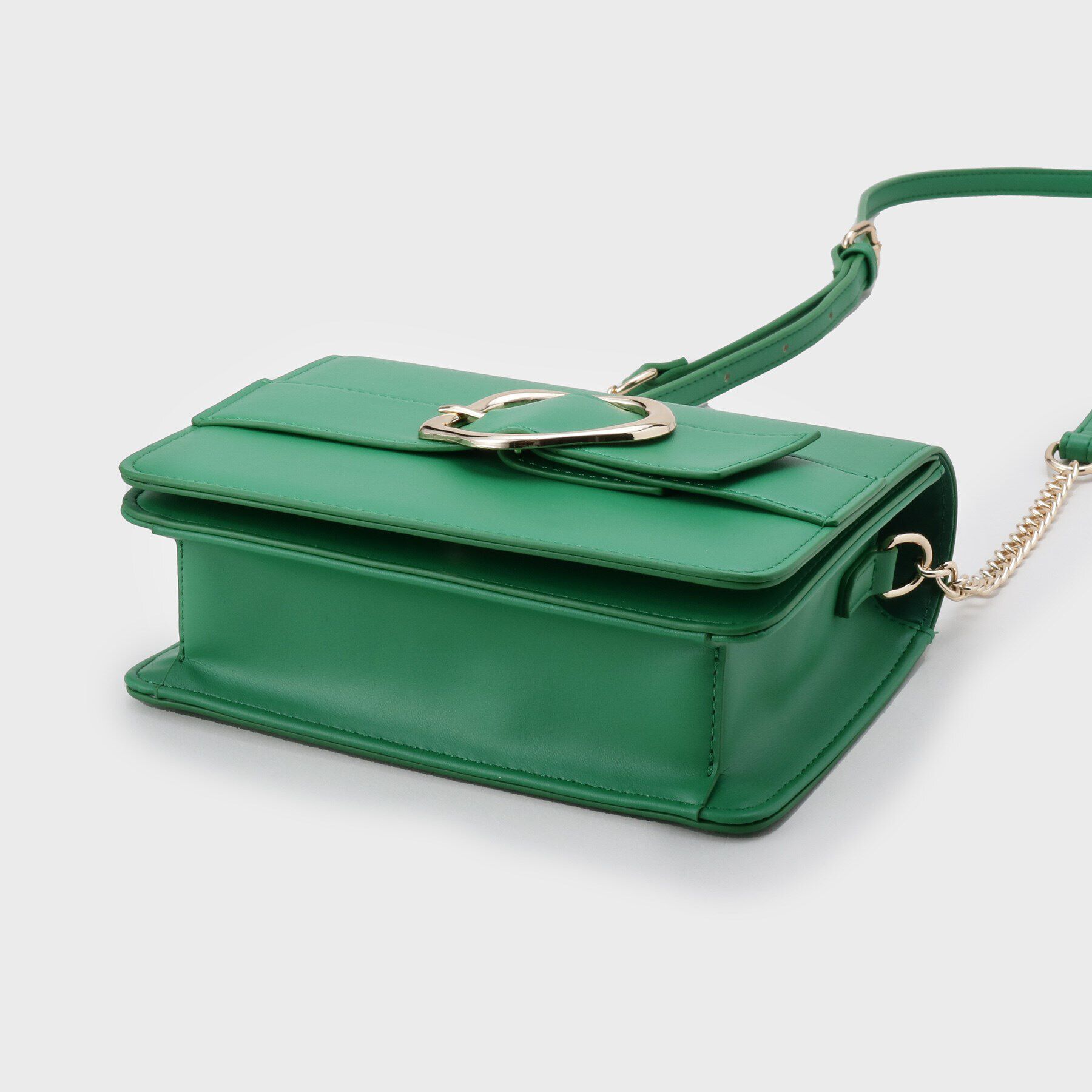 OPAQUE.CLIP「【ミラー付き】デザインバックルミニショルダーバッグ」|ショルダー・メッセンジャー|