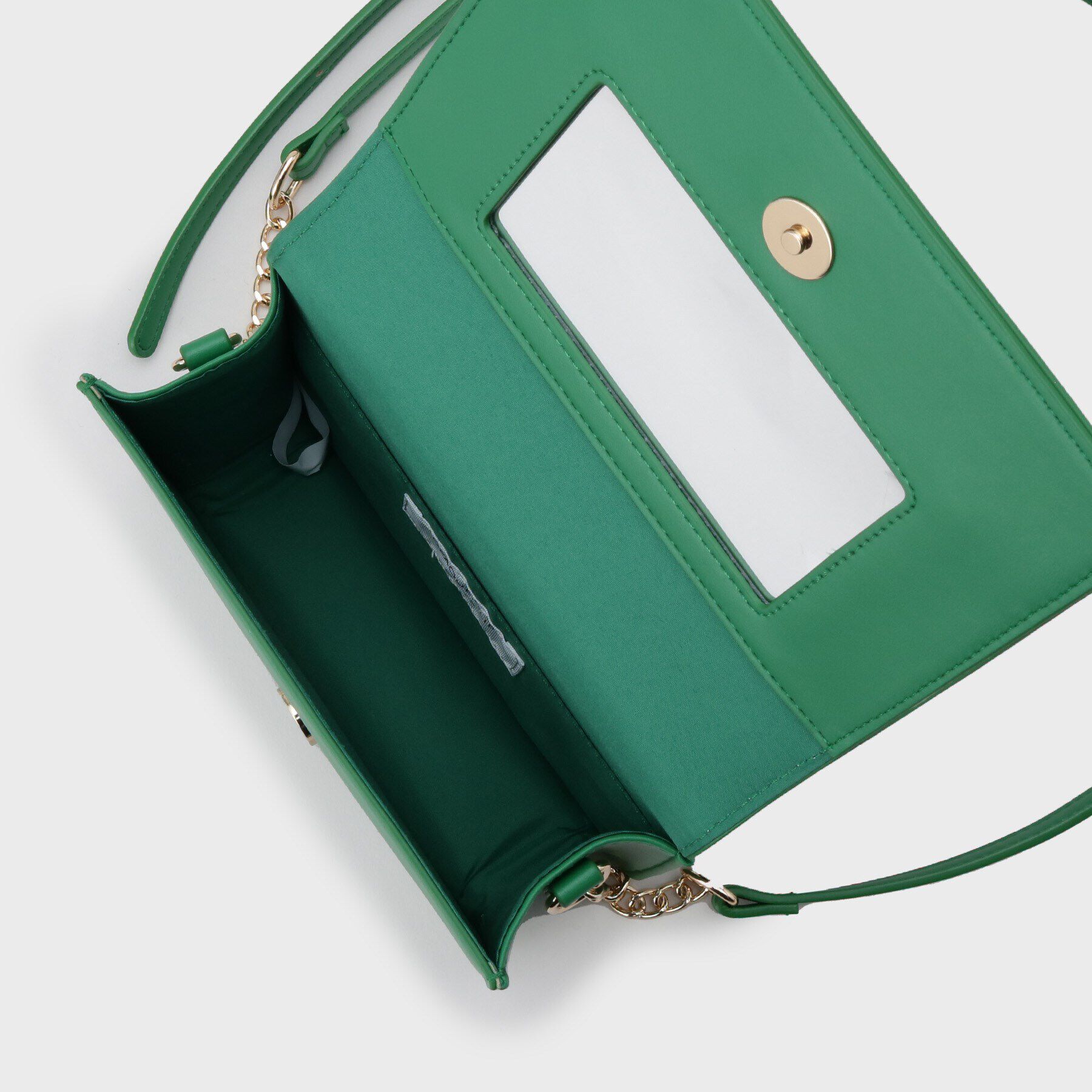 OPAQUE.CLIP「【ミラー付き】デザインバックルミニショルダーバッグ」|ショルダー・メッセンジャー|