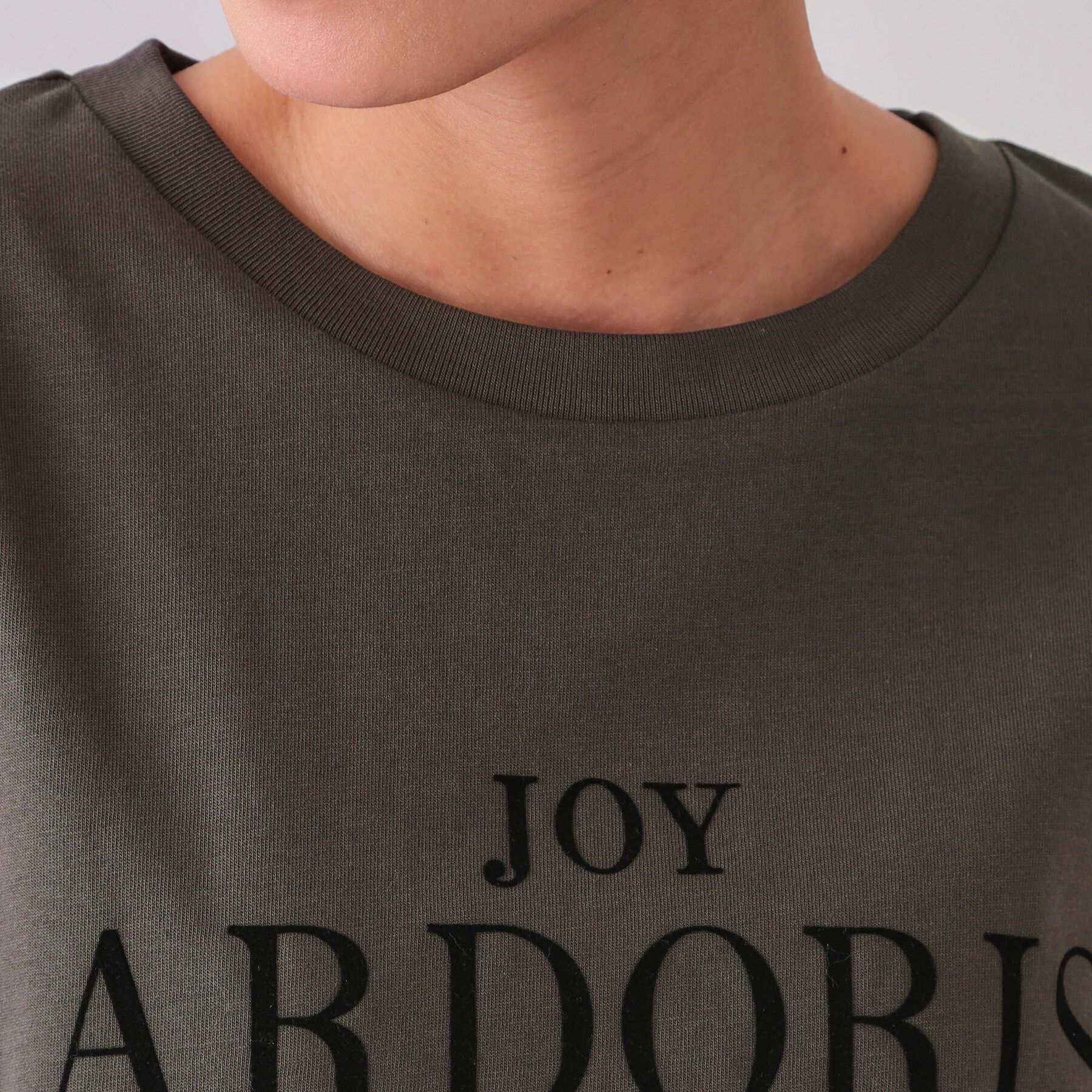 OPAQUE.CLIP「フロッキーロゴTシャツ【洗濯機洗い可】」|Tシャツ・カットソー|