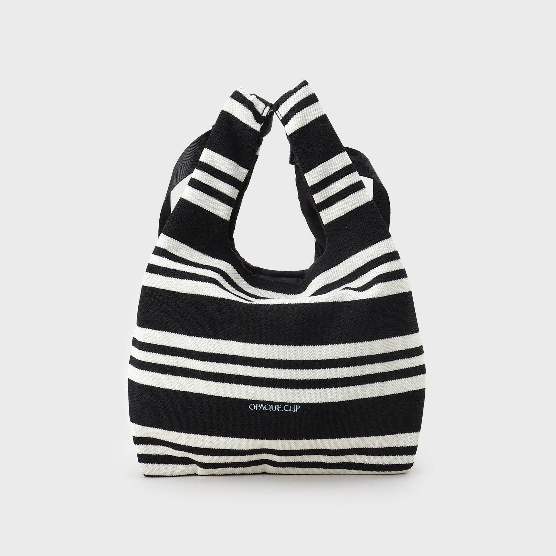 OPAQUE.CLIP「【2WAY】マルチボーダーハンドバッグ」|ハンドバッグ|