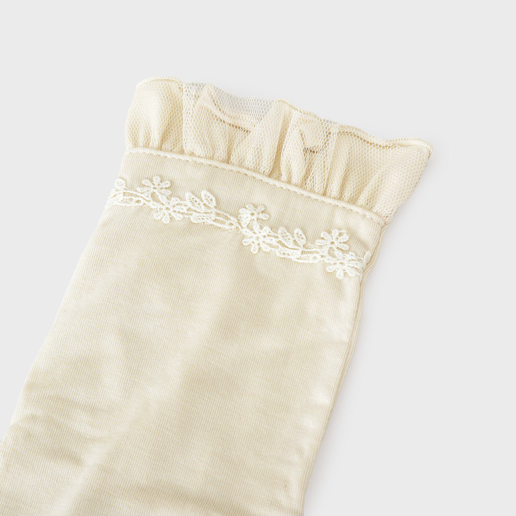 OPAQUE.CLIP「【UVケア/接触冷感】裾フリルアームカバー」|手袋|